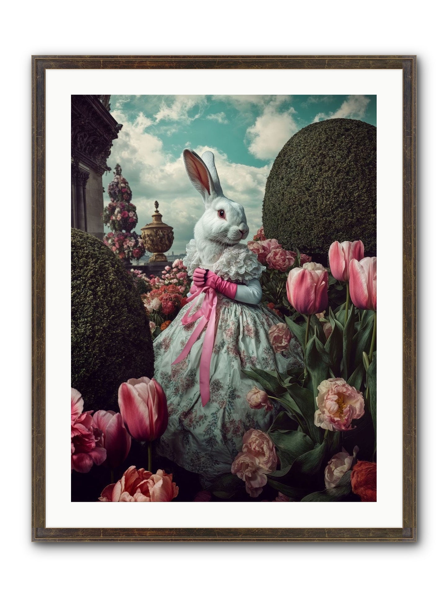 Bright Side Dancing Framed Print - Slimwoods Black/Gold 24x32