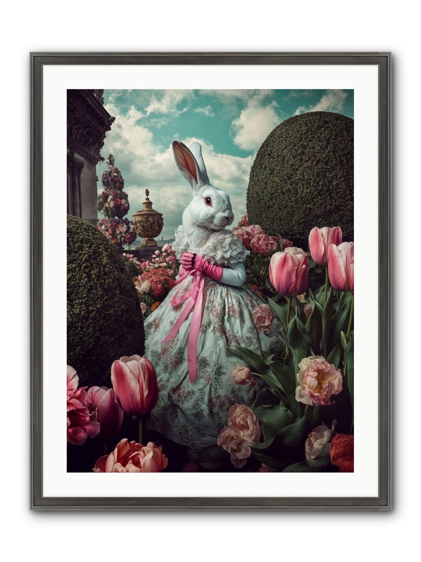 Bright Side Dancing Framed Print - Slimwoods Black/Silver 24x32