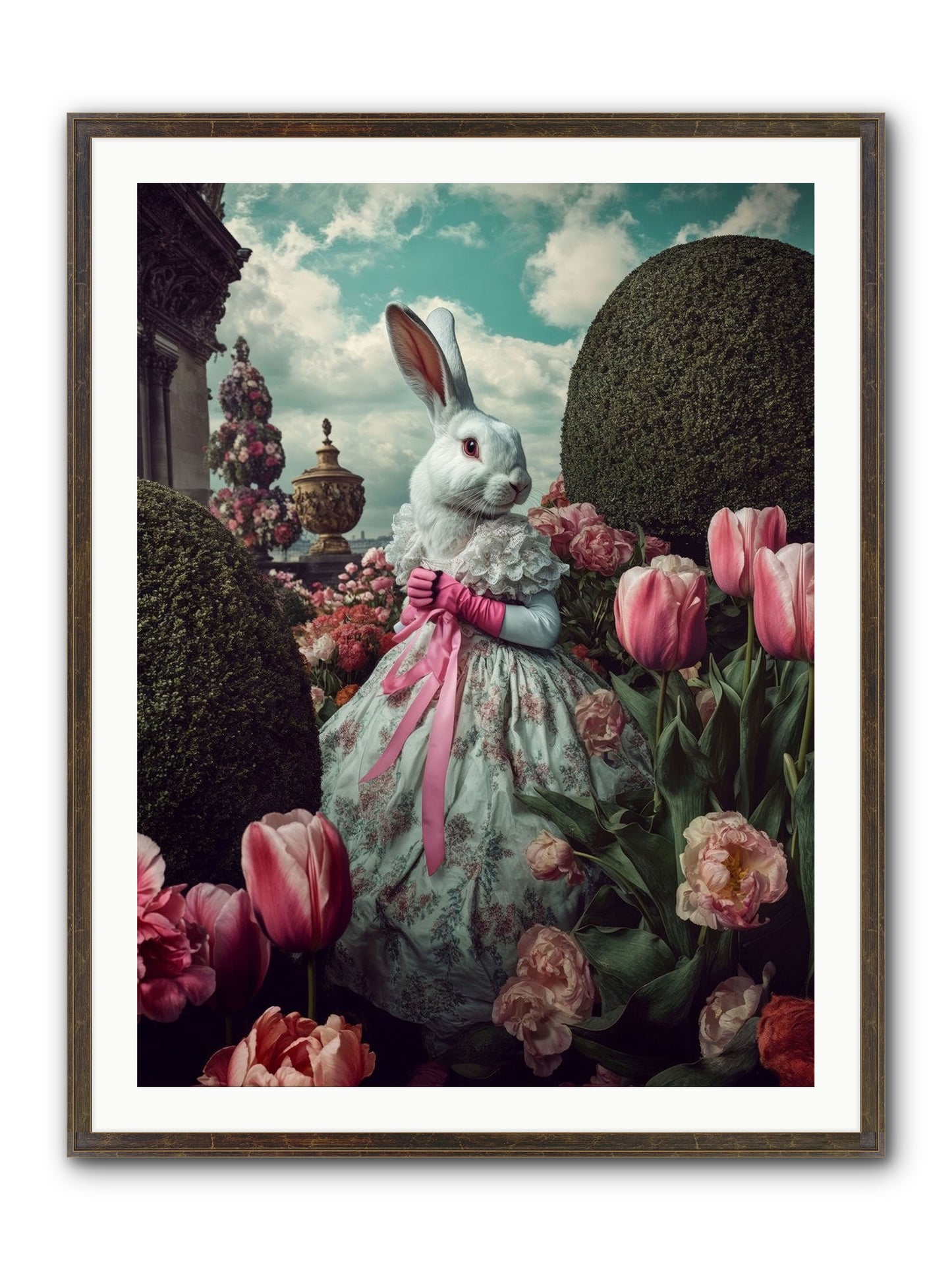Bright Side Dancing Framed Print - Slimwoods Black/Gold 30x40