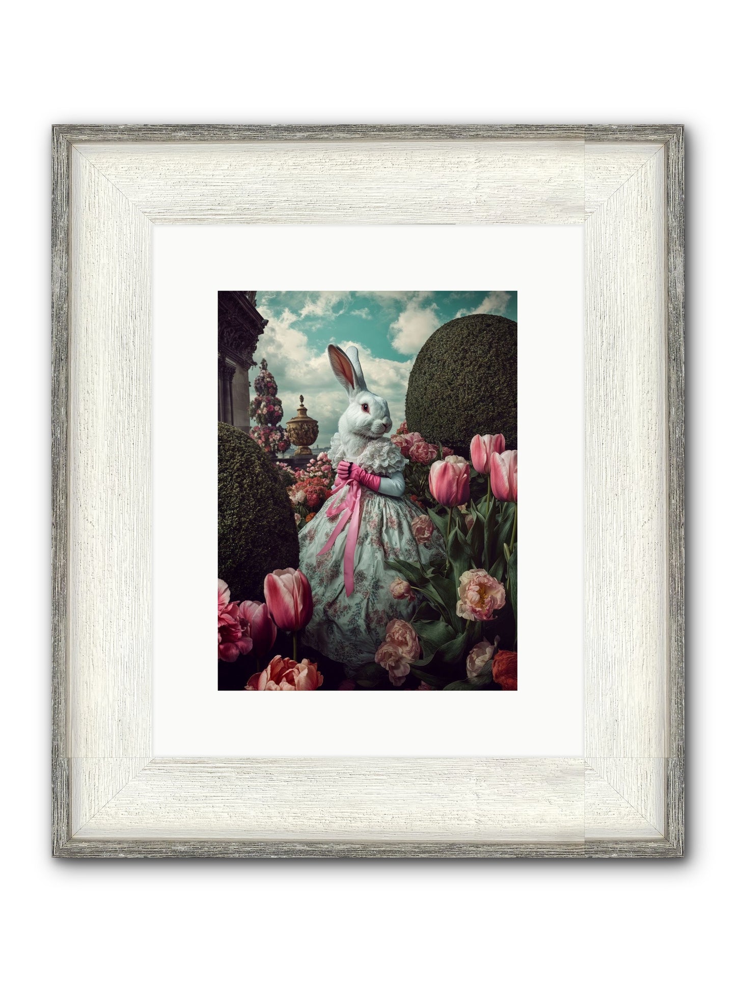 Bright Side Dancing Framed Print - Driftwood White 9x12