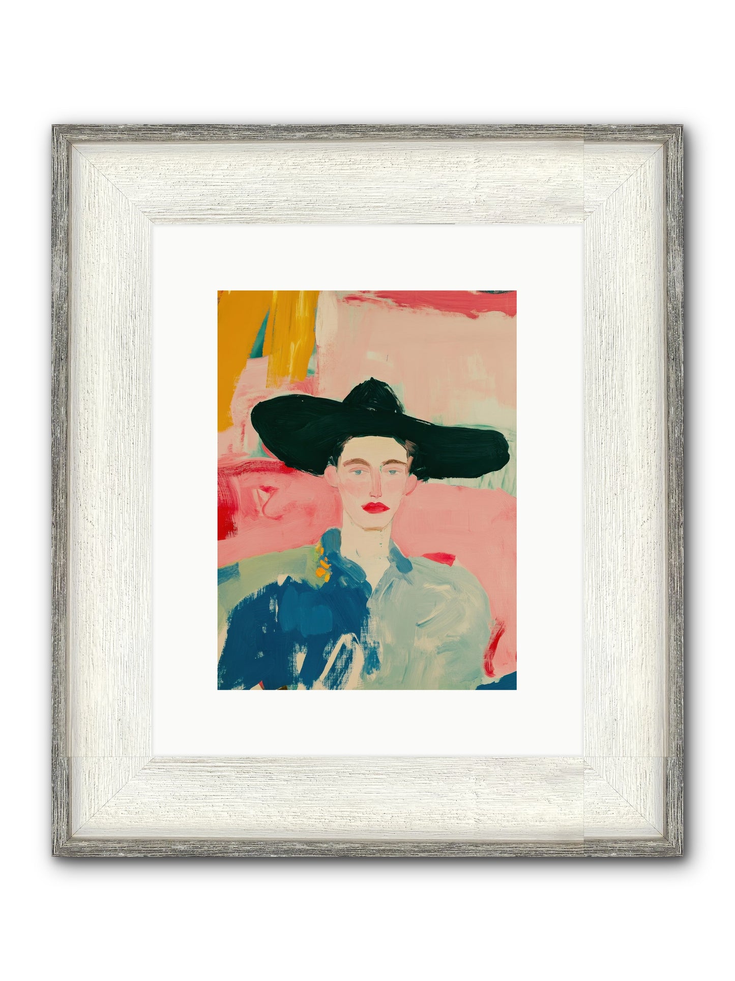 Brimstone Walker Framed Print - Driftwood White 9x12