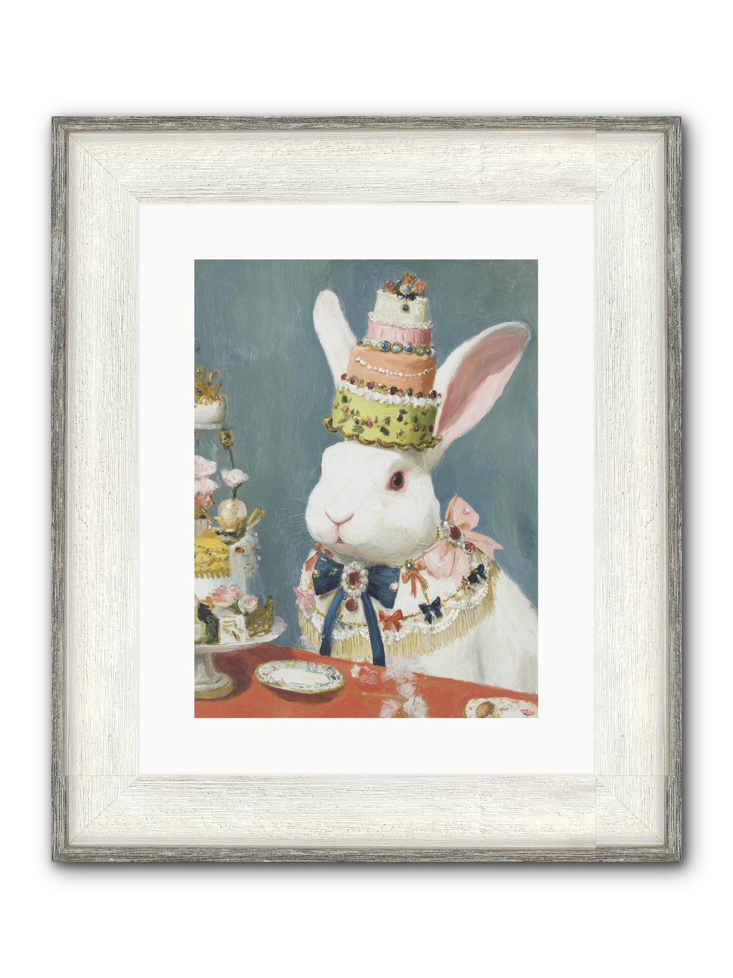Buttercream Clouds Framed Print - Driftwood White 12x16