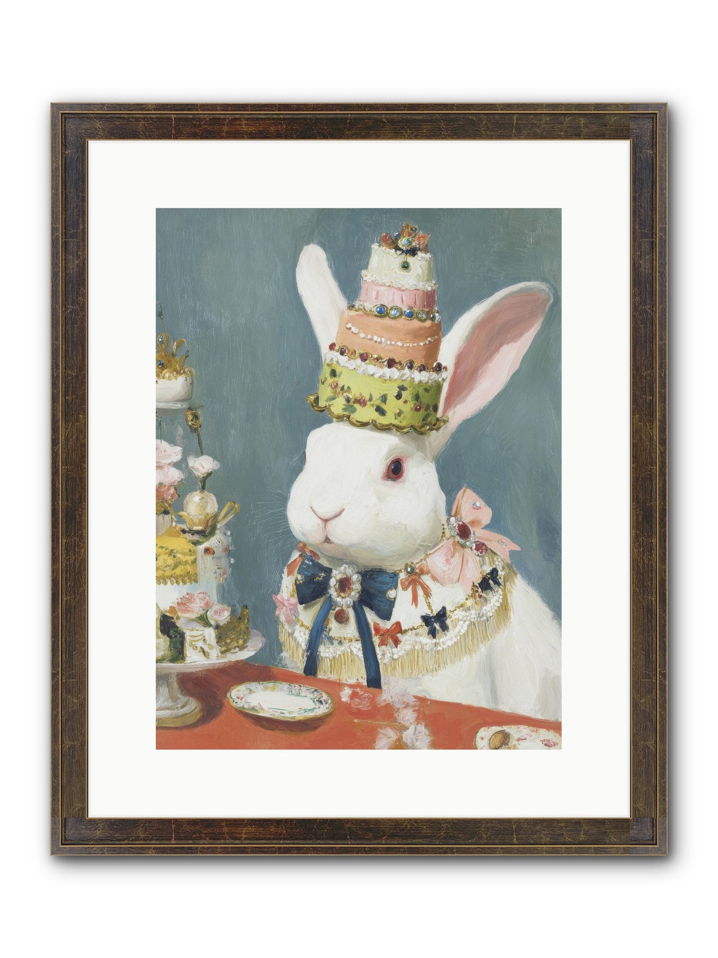 Buttercream Clouds Framed Print - Slimwoods Black/Gold 12x16