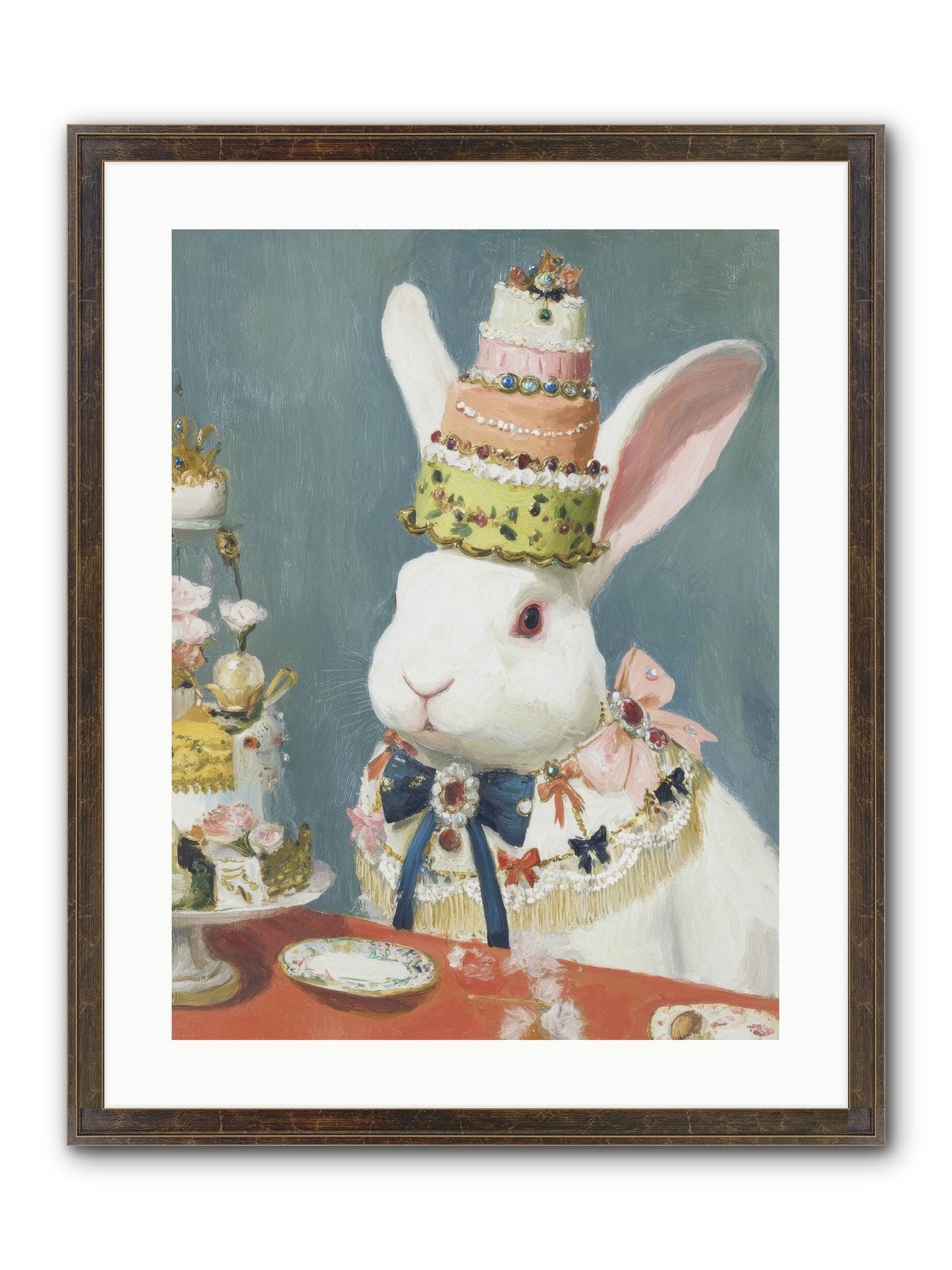 Buttercream Clouds Framed Print - Slimwoods Black/Gold 18x24