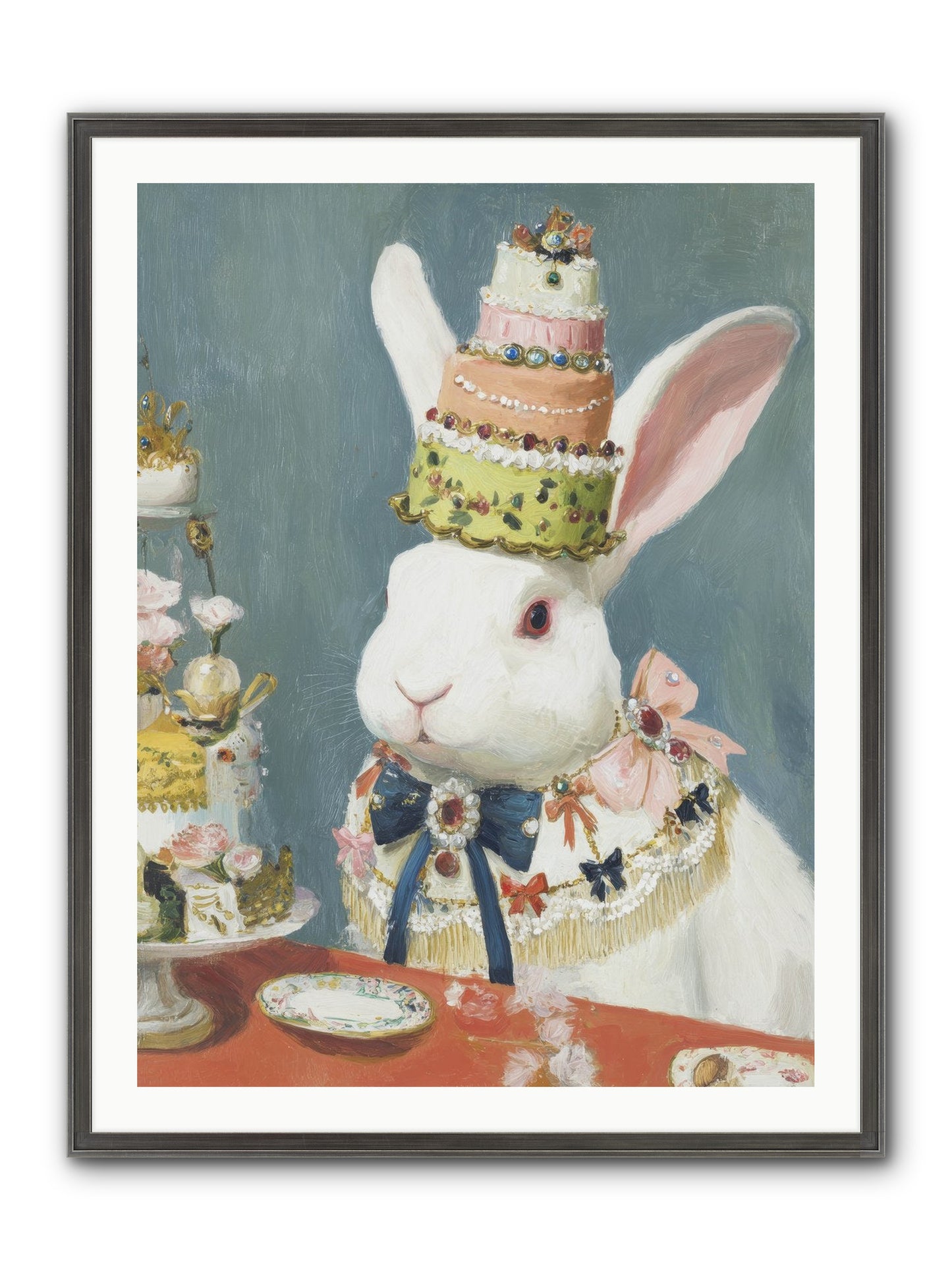 Buttercream Clouds Framed Print - Slimwoods Black/Silver 30x40