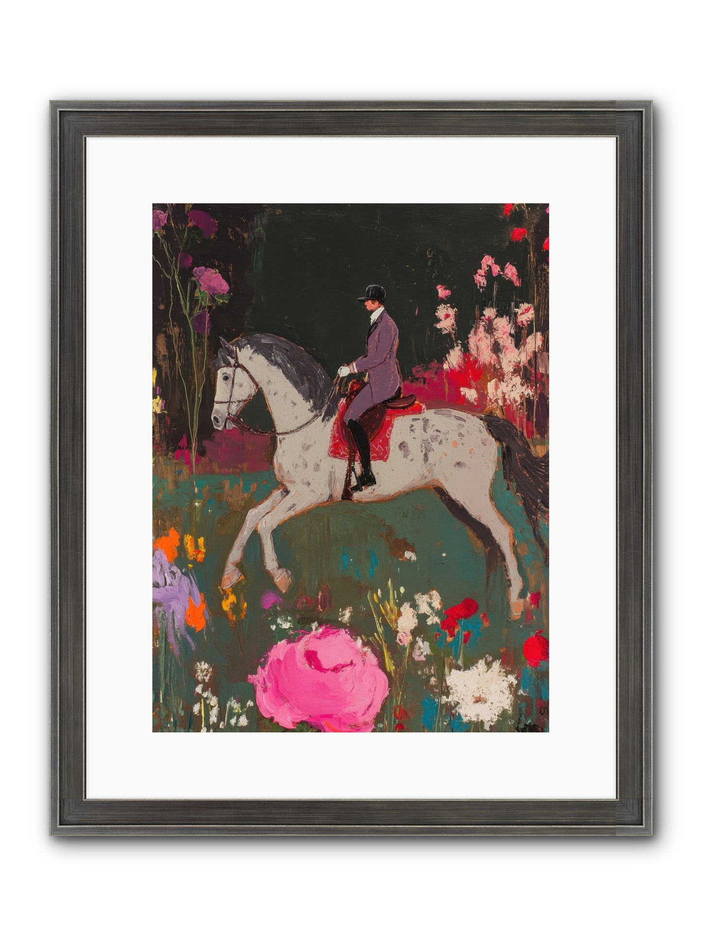 Butterfly Effect Framed Print - Slimwoods Black/Silver 12x16