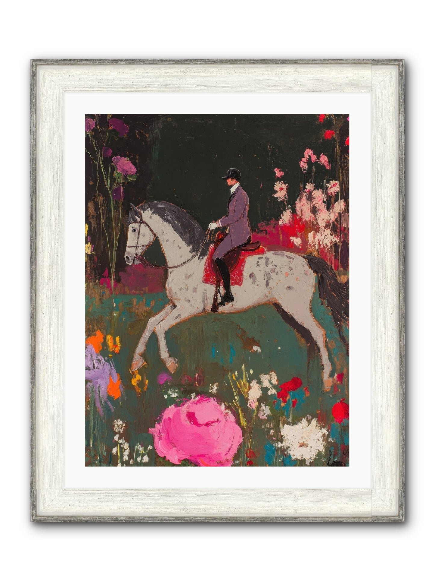 Butterfly Effect Framed Print - Driftwood White 24x32