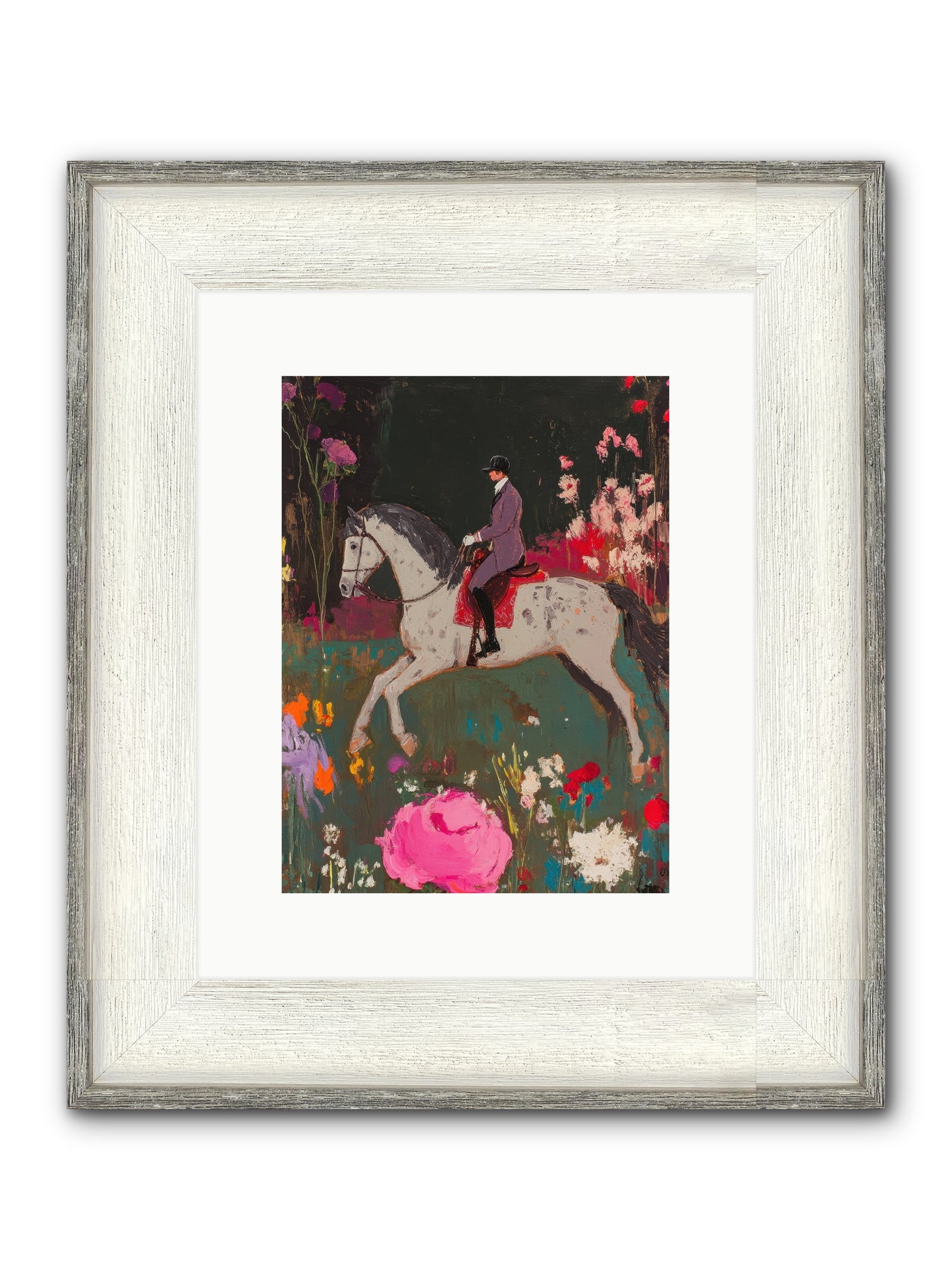 Butterfly Effect Framed Print - Driftwood White 9x12