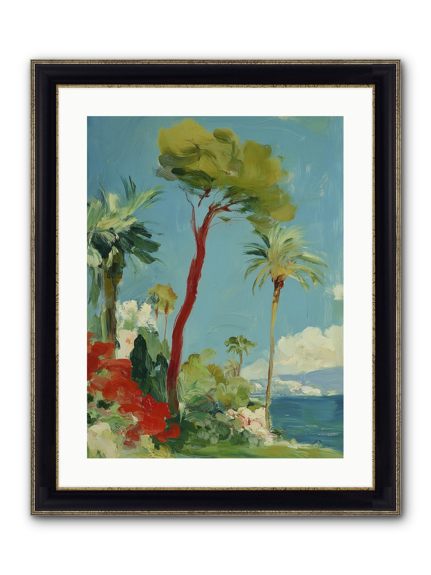 Butterfly Hours Framed Print - Black & Gold 18x24