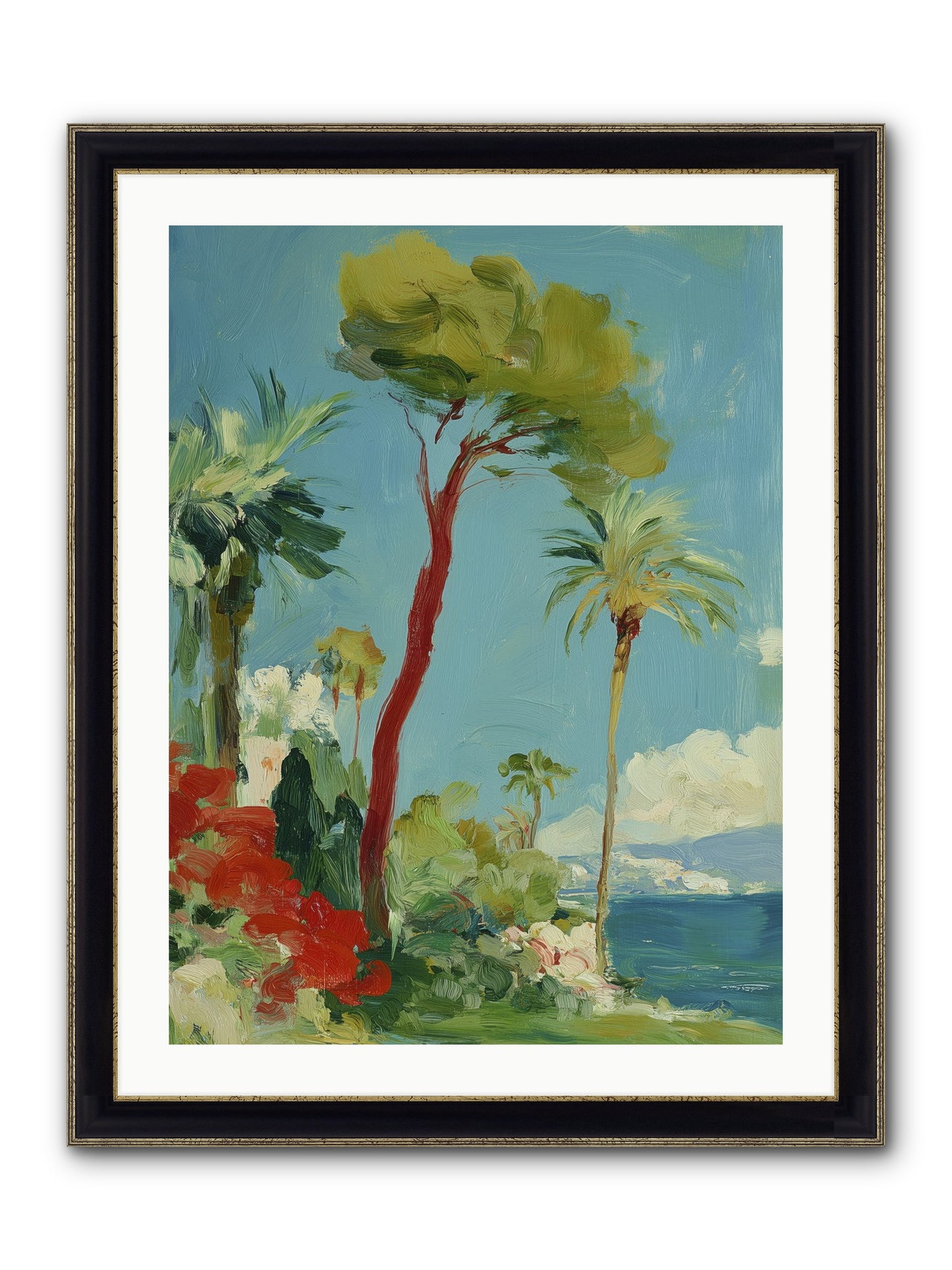 Butterfly Hours Framed Print - Black & Gold 24x32