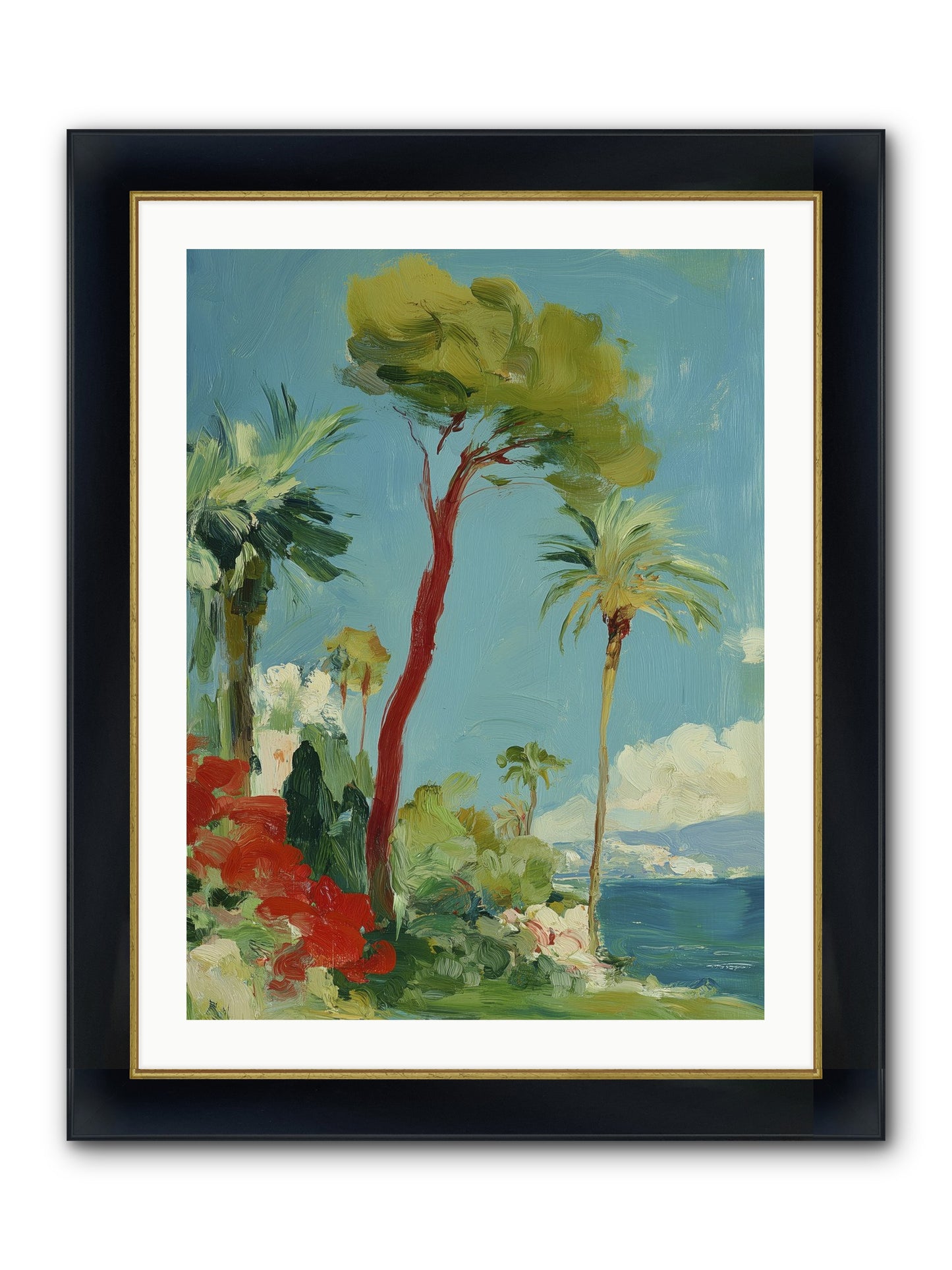 Butterfly Hours Framed Print - Wide Black w/Gold 24x32