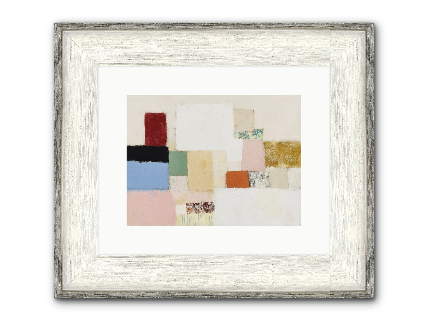 Cadence Clarity Framed Print - Driftwood White 12x9