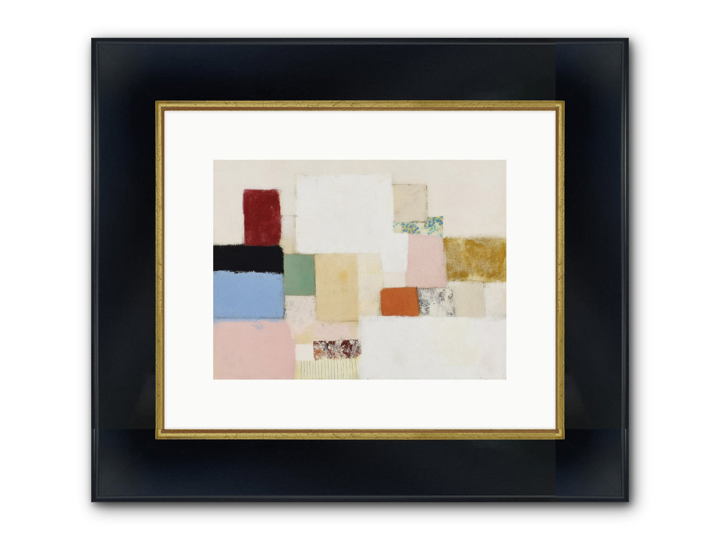 Cadence Clarity Framed Print - Wide Black w/Gold 12x9