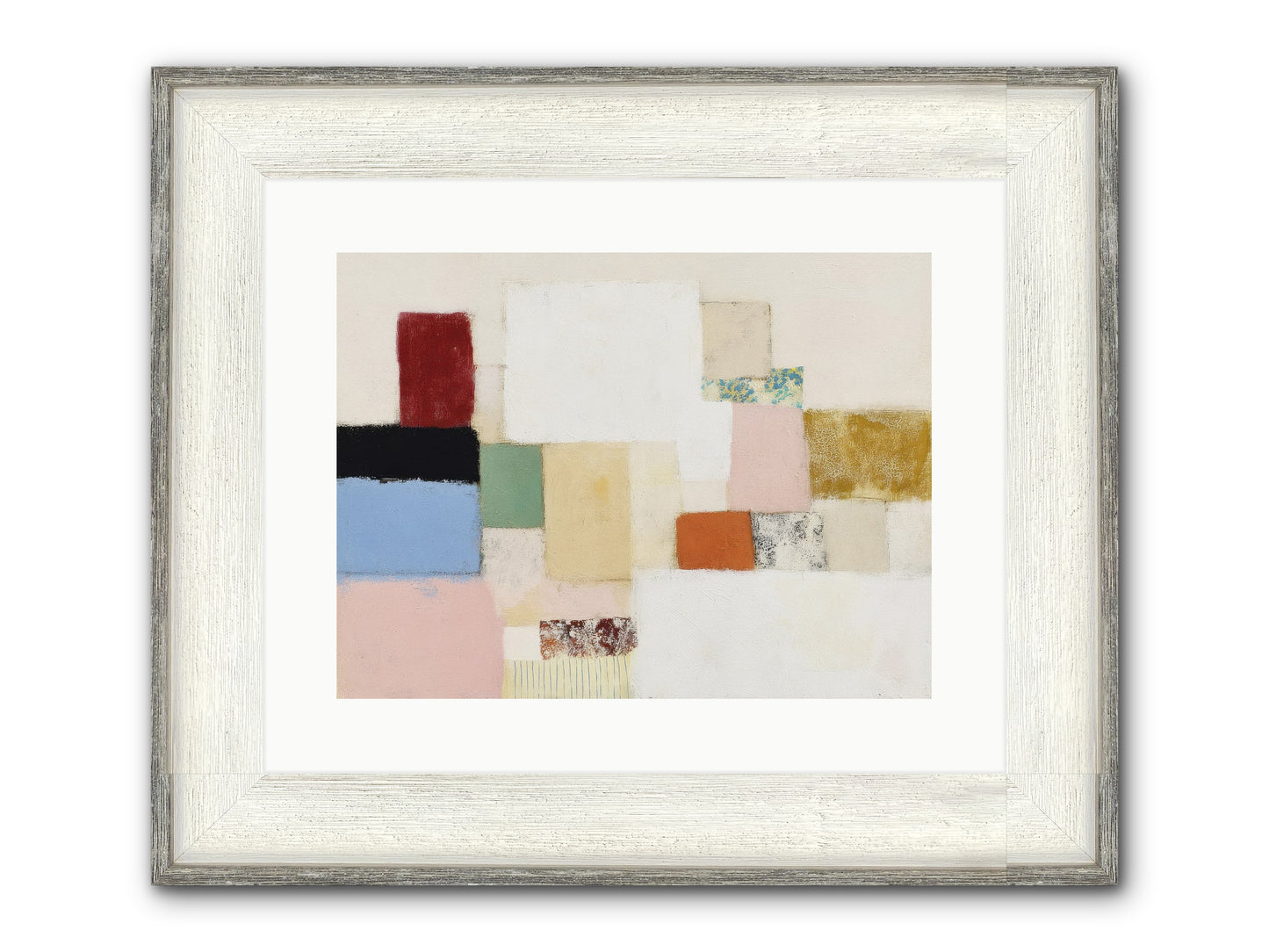 Cadence Clarity Framed Print - Driftwood White 16x12