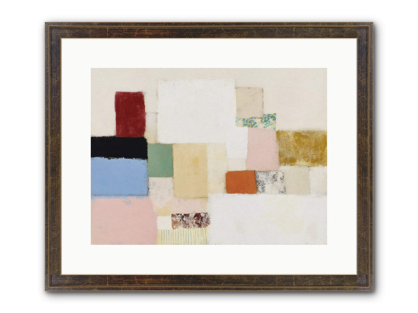 Cadence Clarity Framed Print - Slimwoods Black/Gold 16x12