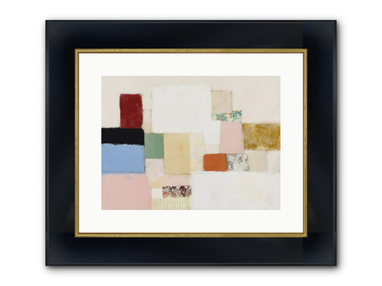 Cadence Clarity Framed Print - Wide Black w/Gold 16x12