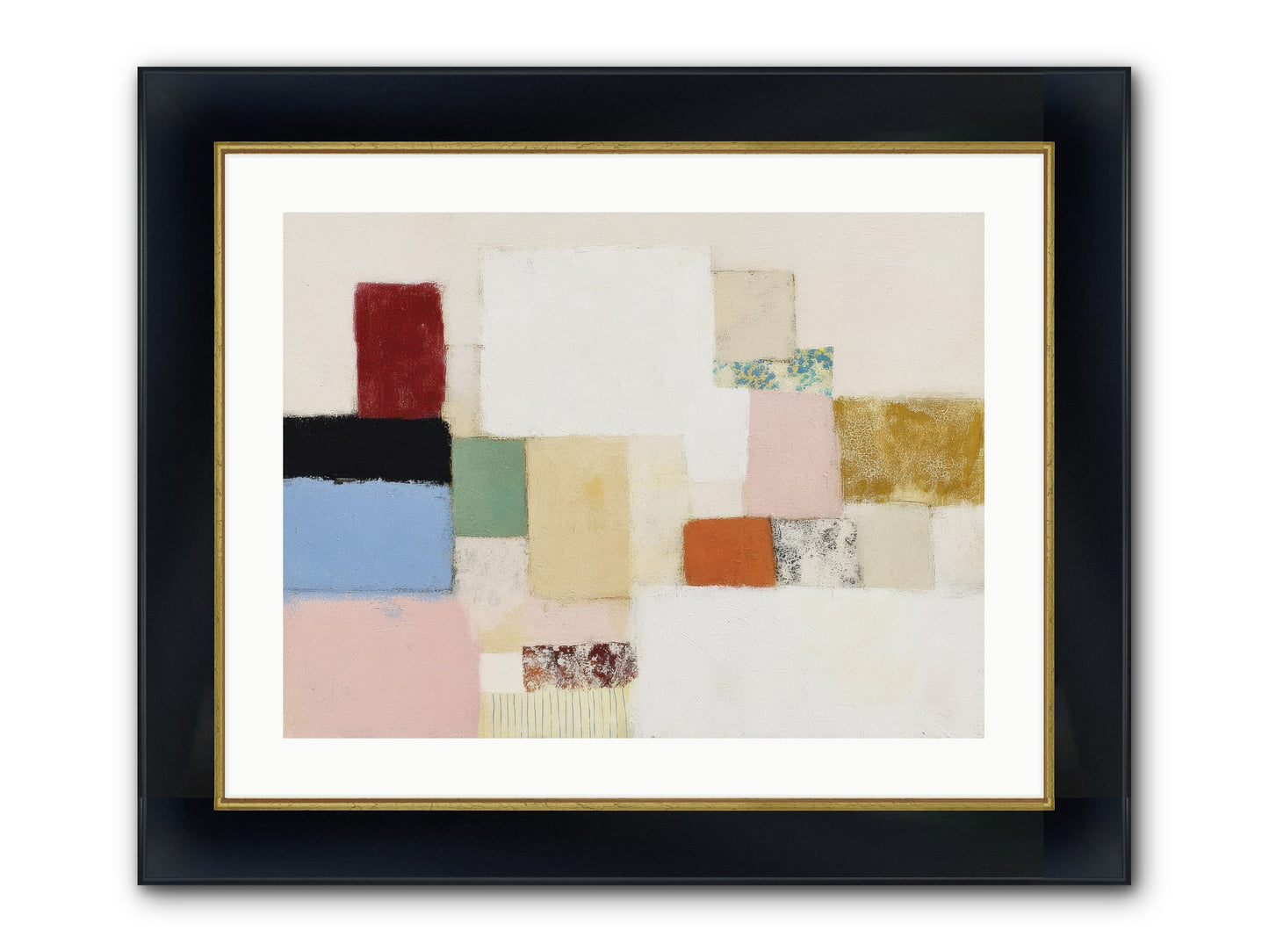 Cadence Clarity Framed Print - Wide Black w/Gold 24x18