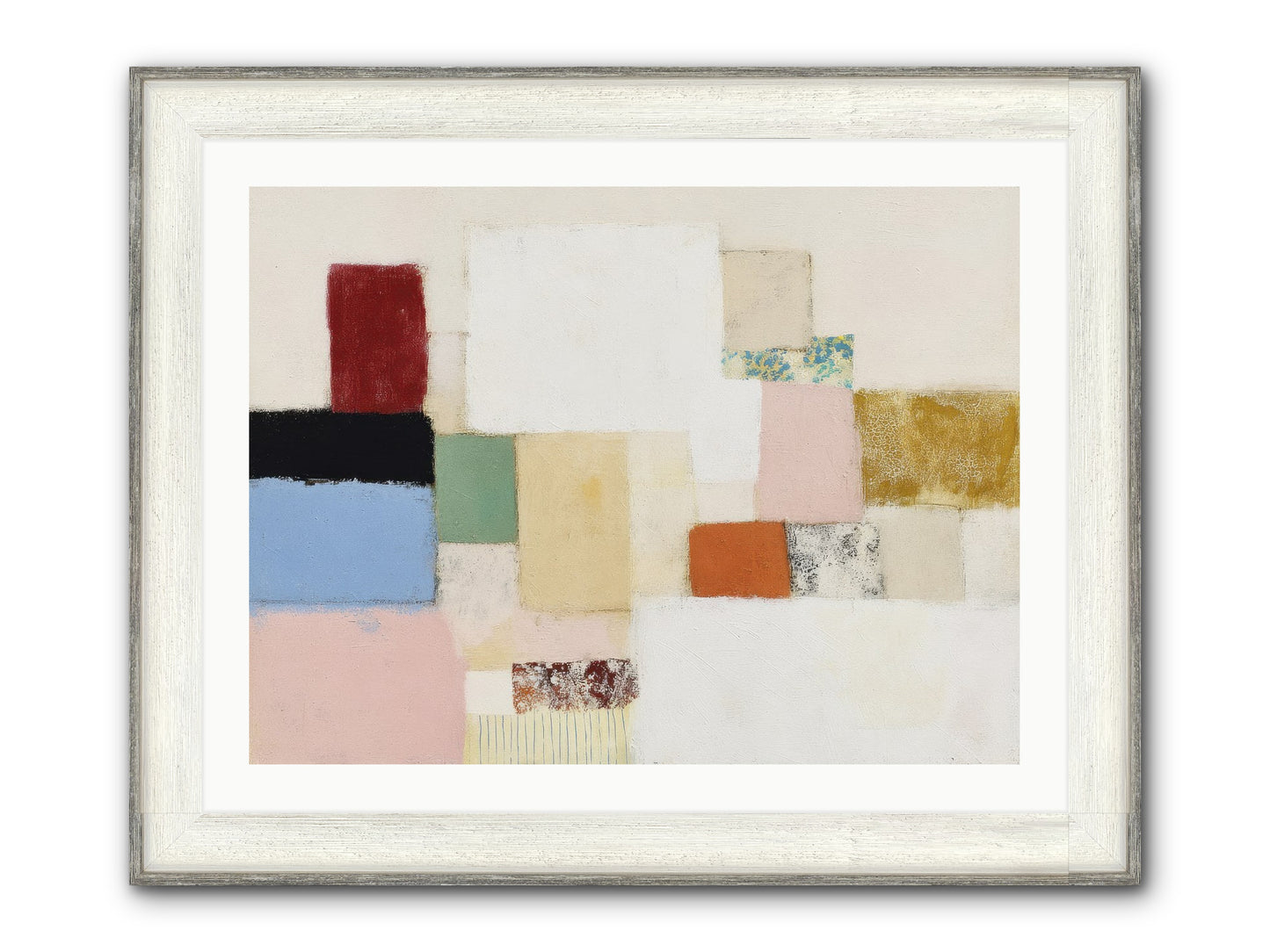 Cadence Clarity Framed Print - Driftwood White 32x24