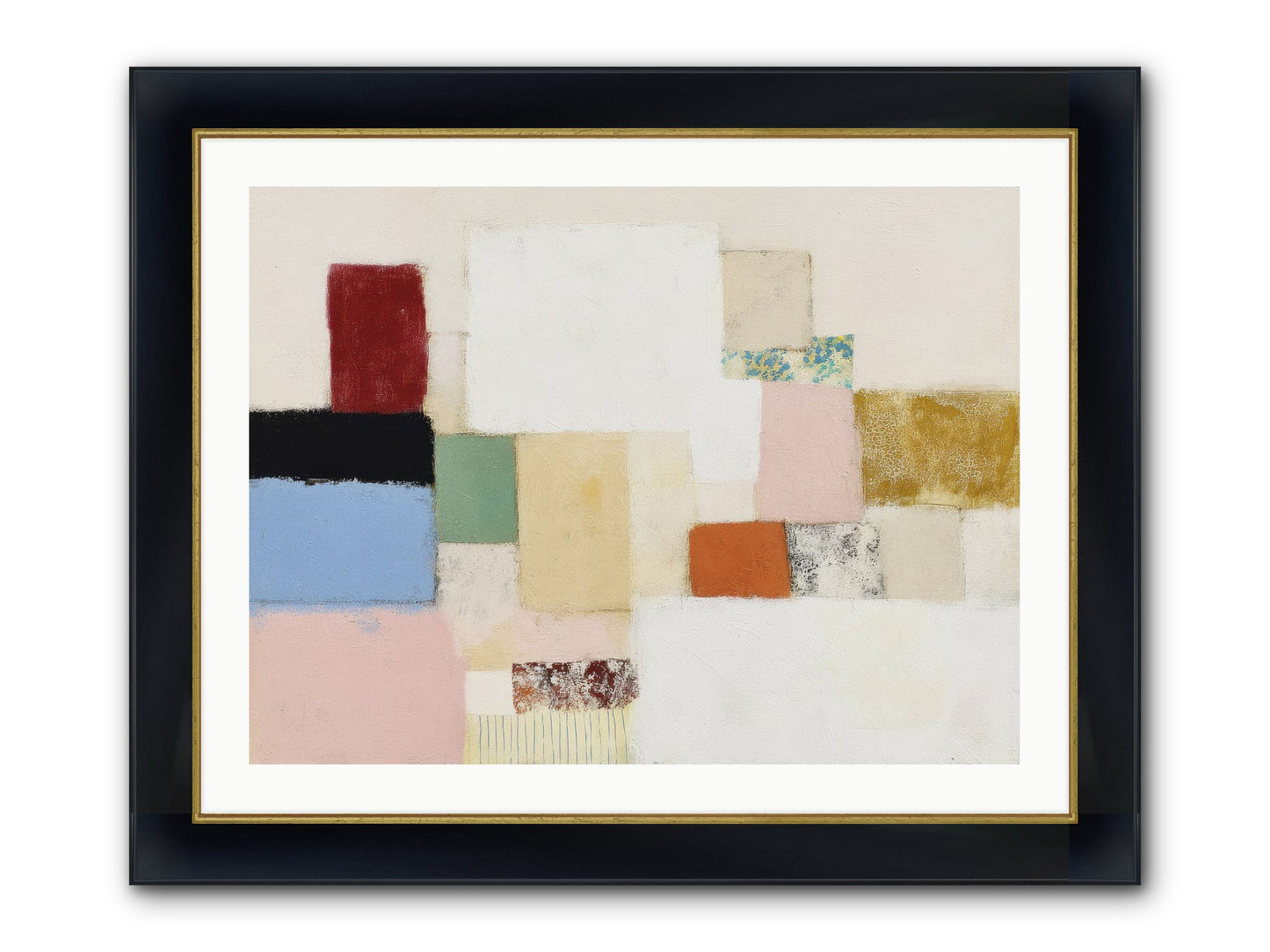 Cadence Clarity Framed Print - Wide Black w/Gold 32x24