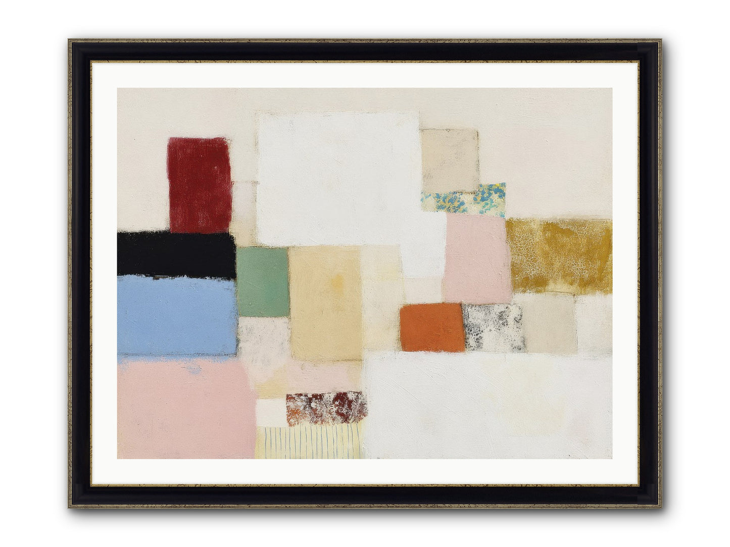 Cadence Clarity Framed Print - Black & Gold 40x30