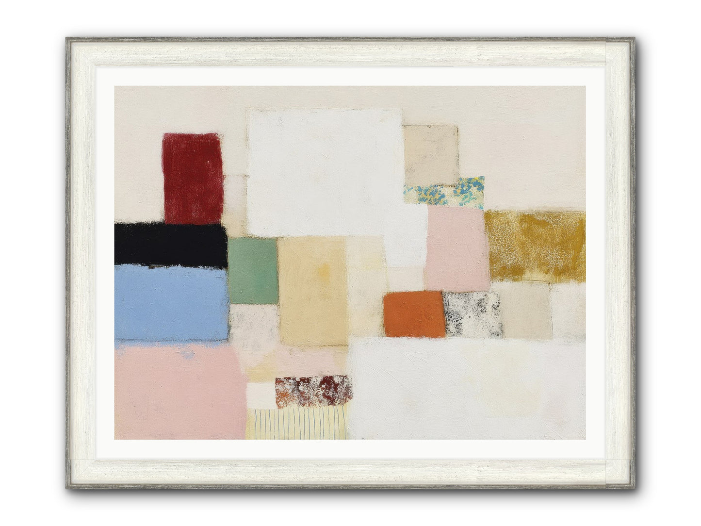 Cadence Clarity Framed Print - Driftwood White 48x36