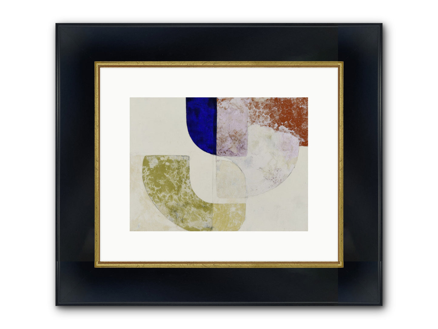 Caldris Fen Framed Print - Wide Black w/Gold 12x9
