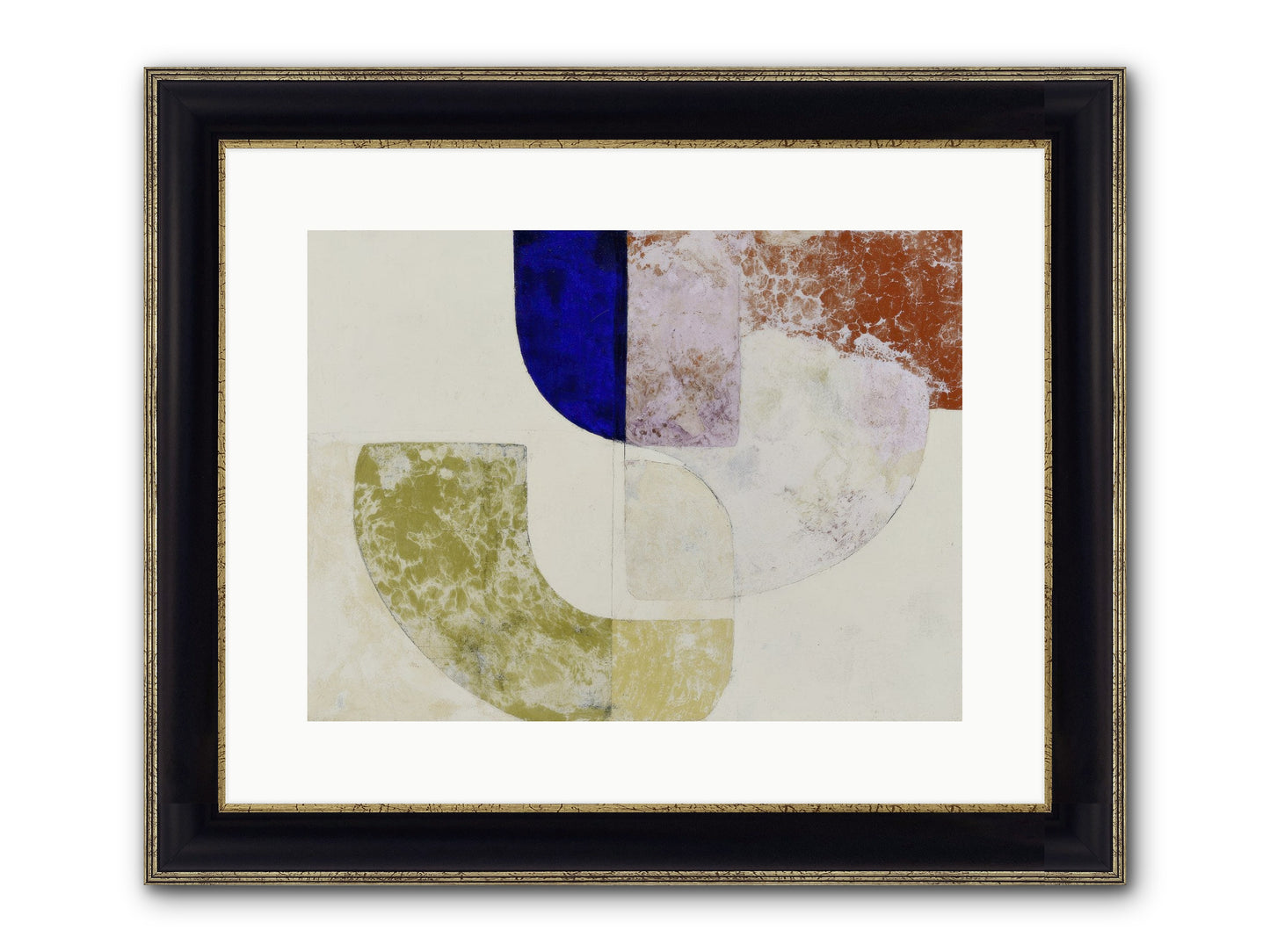 Caldris Fen Framed Print - Black & Gold 16x12