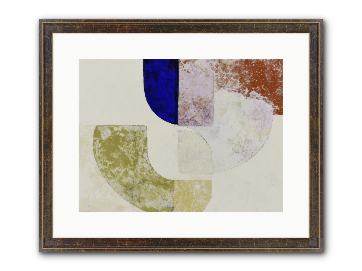 Caldris Fen Framed Print - Slimwoods Black/Gold 16x12