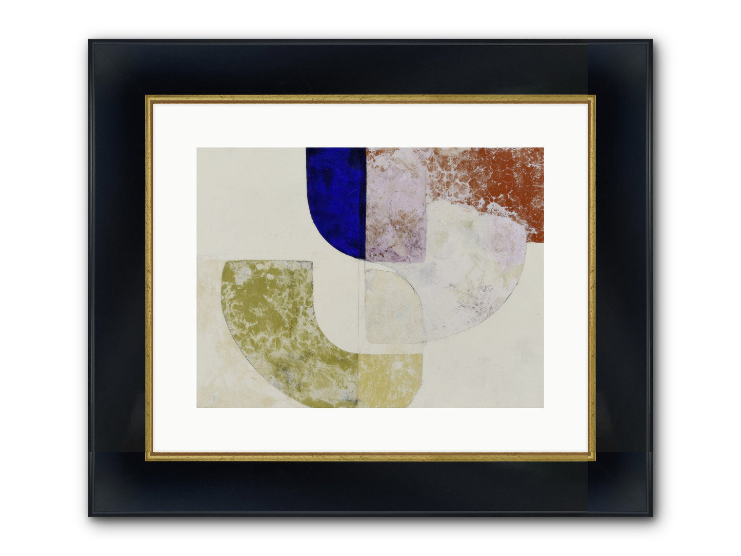 Caldris Fen Framed Print - Wide Black w/Gold 16x12
