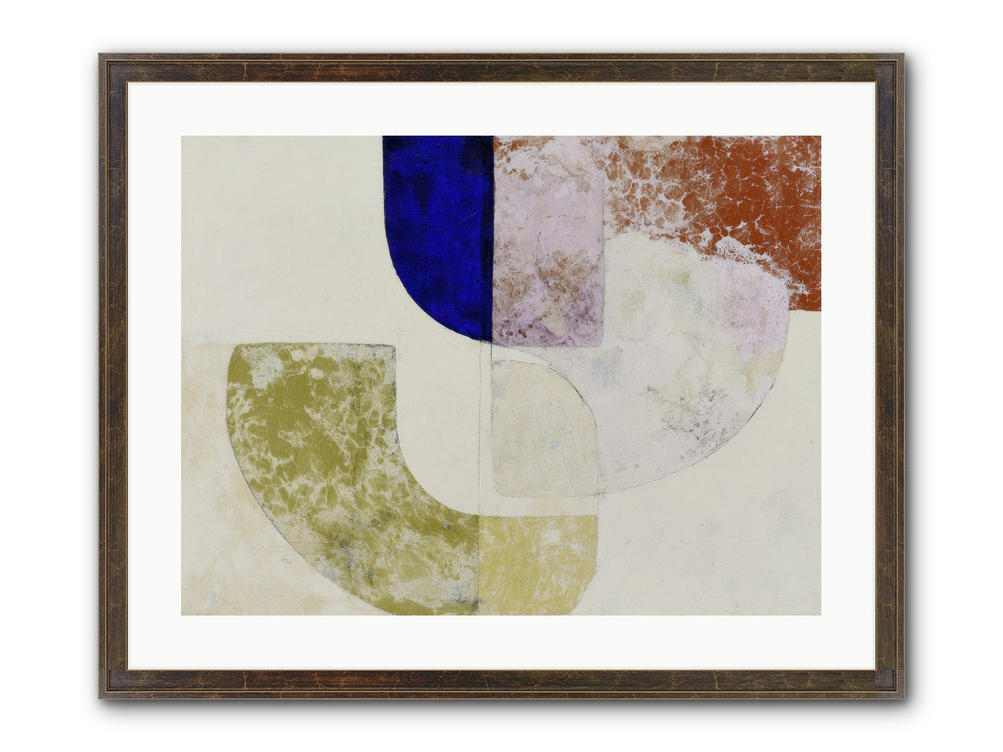 Caldris Fen Framed Print - Slimwoods Black/Gold 24x18