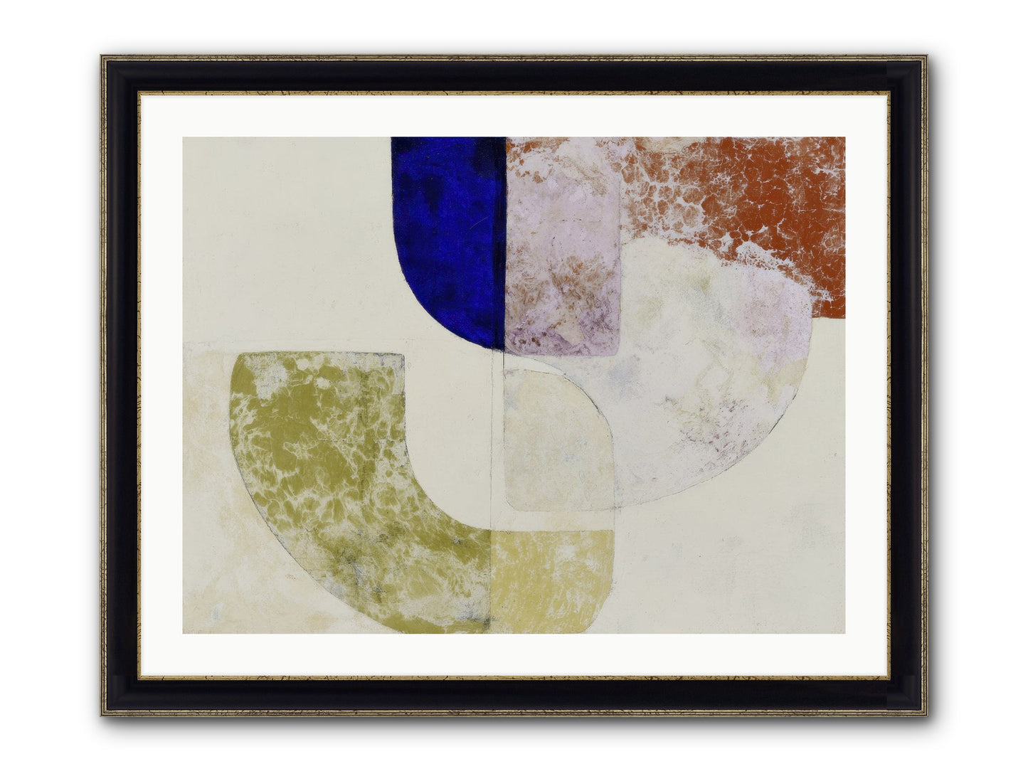 Caldris Fen Framed Print - Black & Gold 32x24