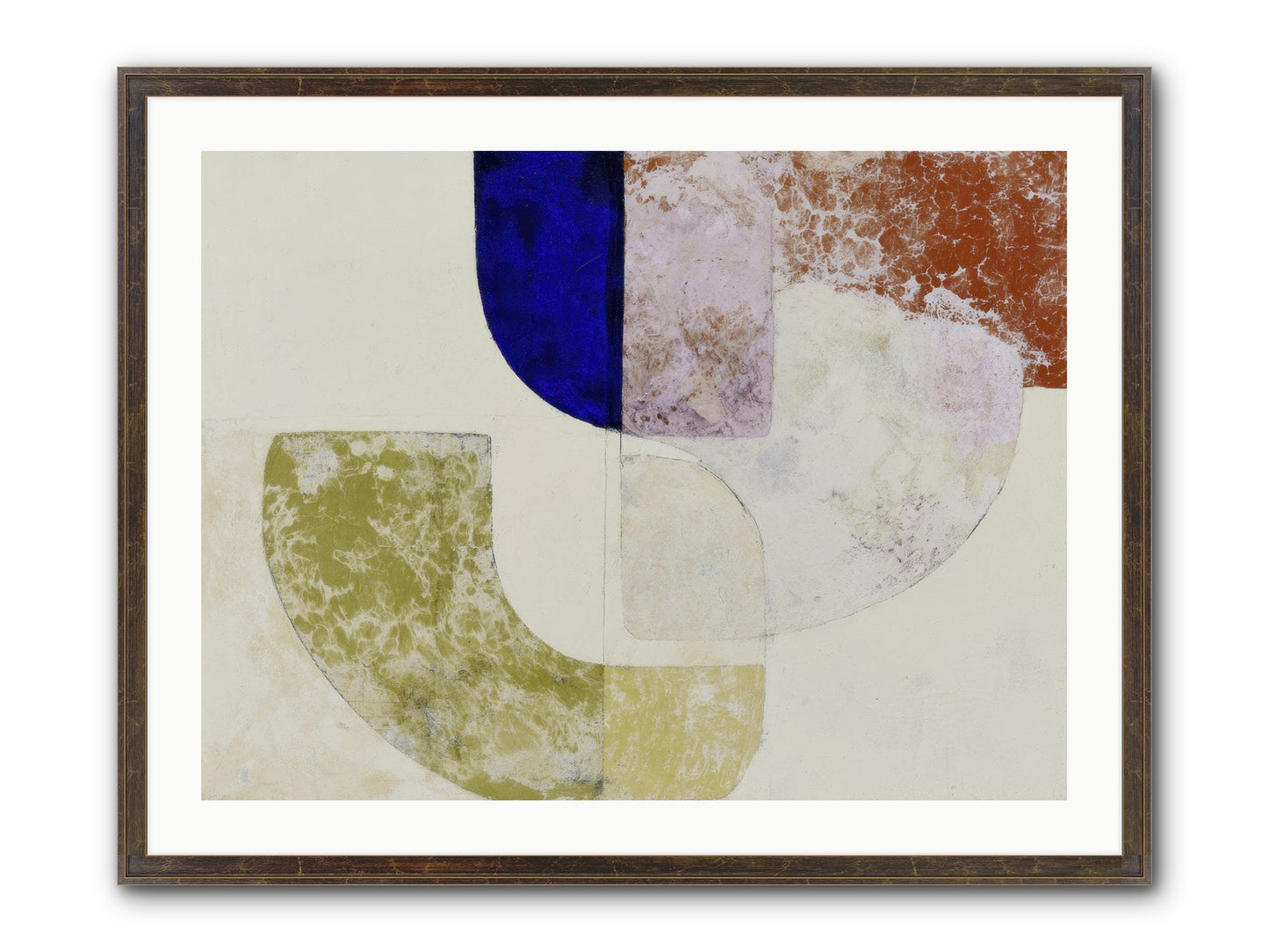 Caldris Fen Framed Print - Slimwoods Black/Gold 32x24