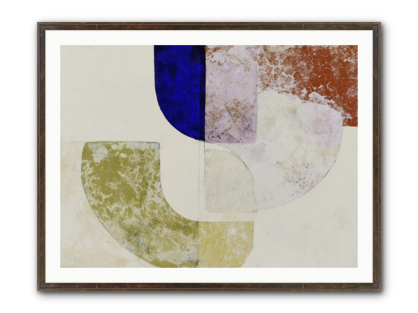 Caldris Fen Framed Print - Slimwoods Black/Gold 40x30