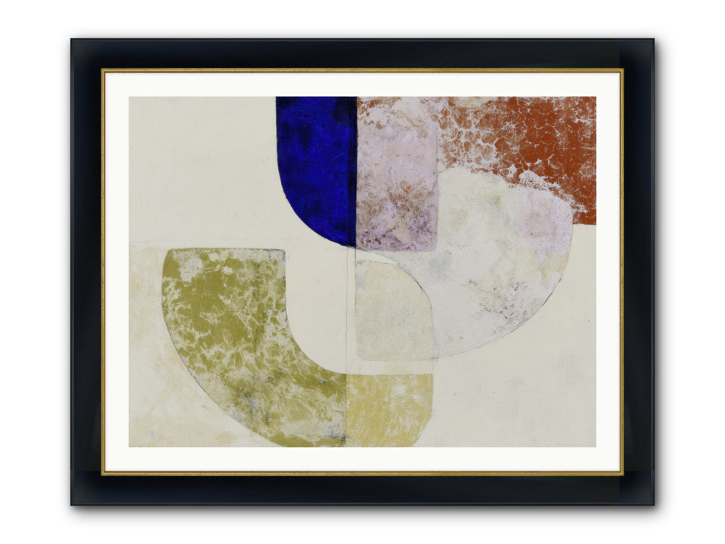 Caldris Fen Framed Print - Wide Black w/Gold 40x30