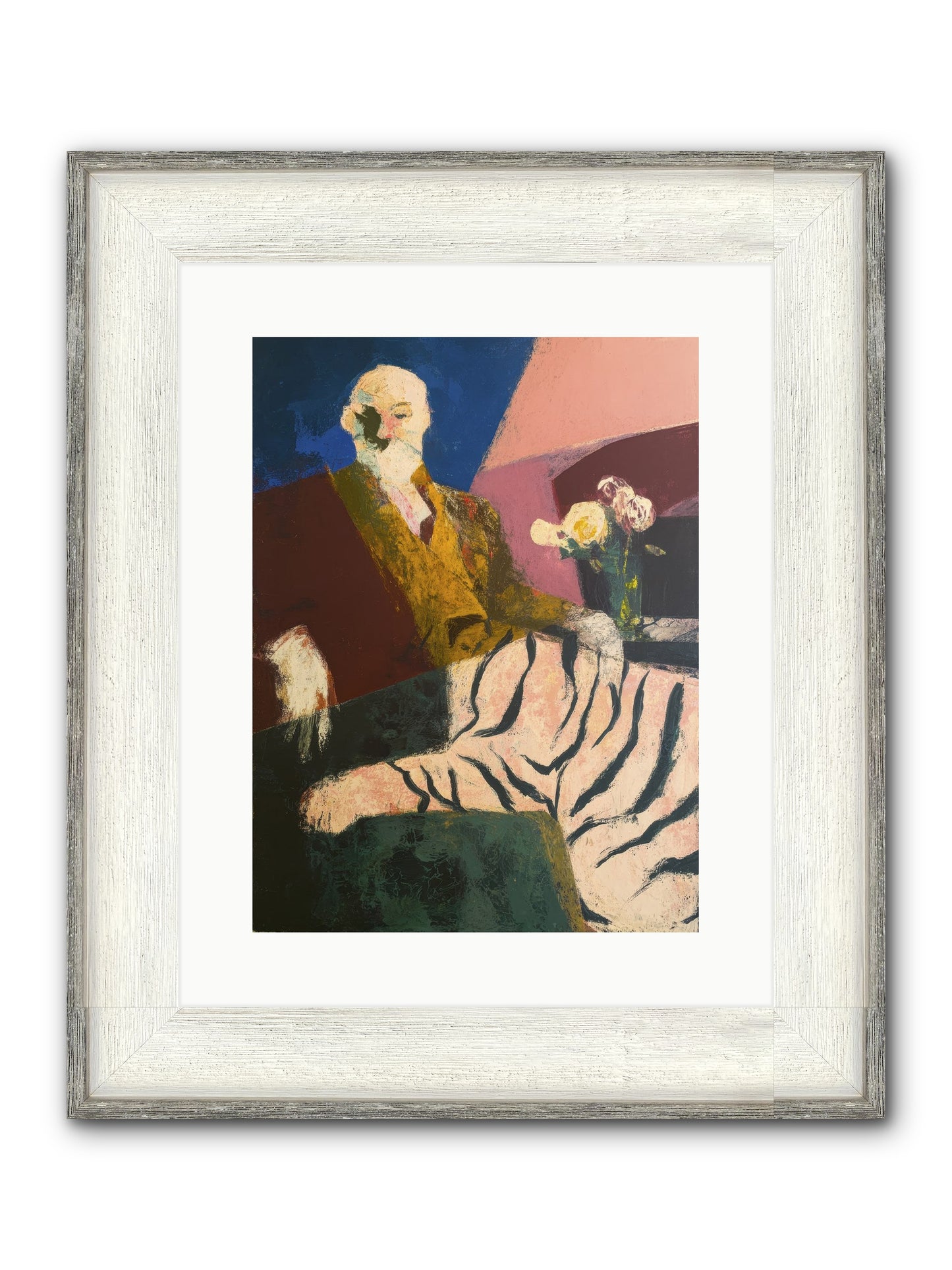 Calibrated Framed Print - Driftwood White 12x16