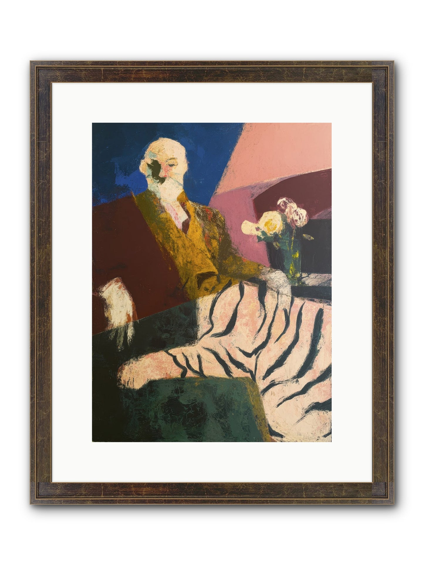 Calibrated Framed Print - Slimwoods Black/Gold 12x16