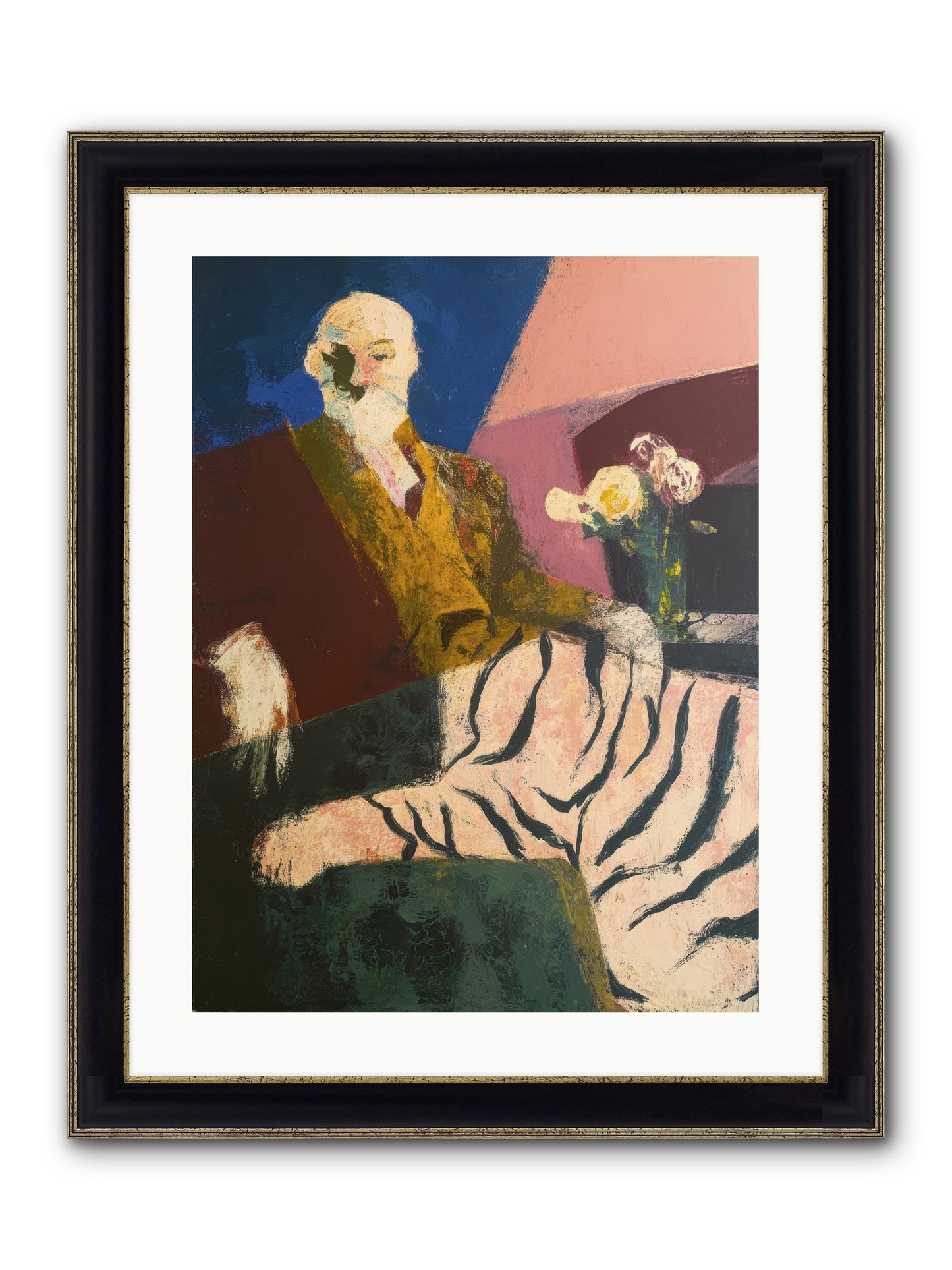 Calibrated Framed Print - Black & Gold 18x24
