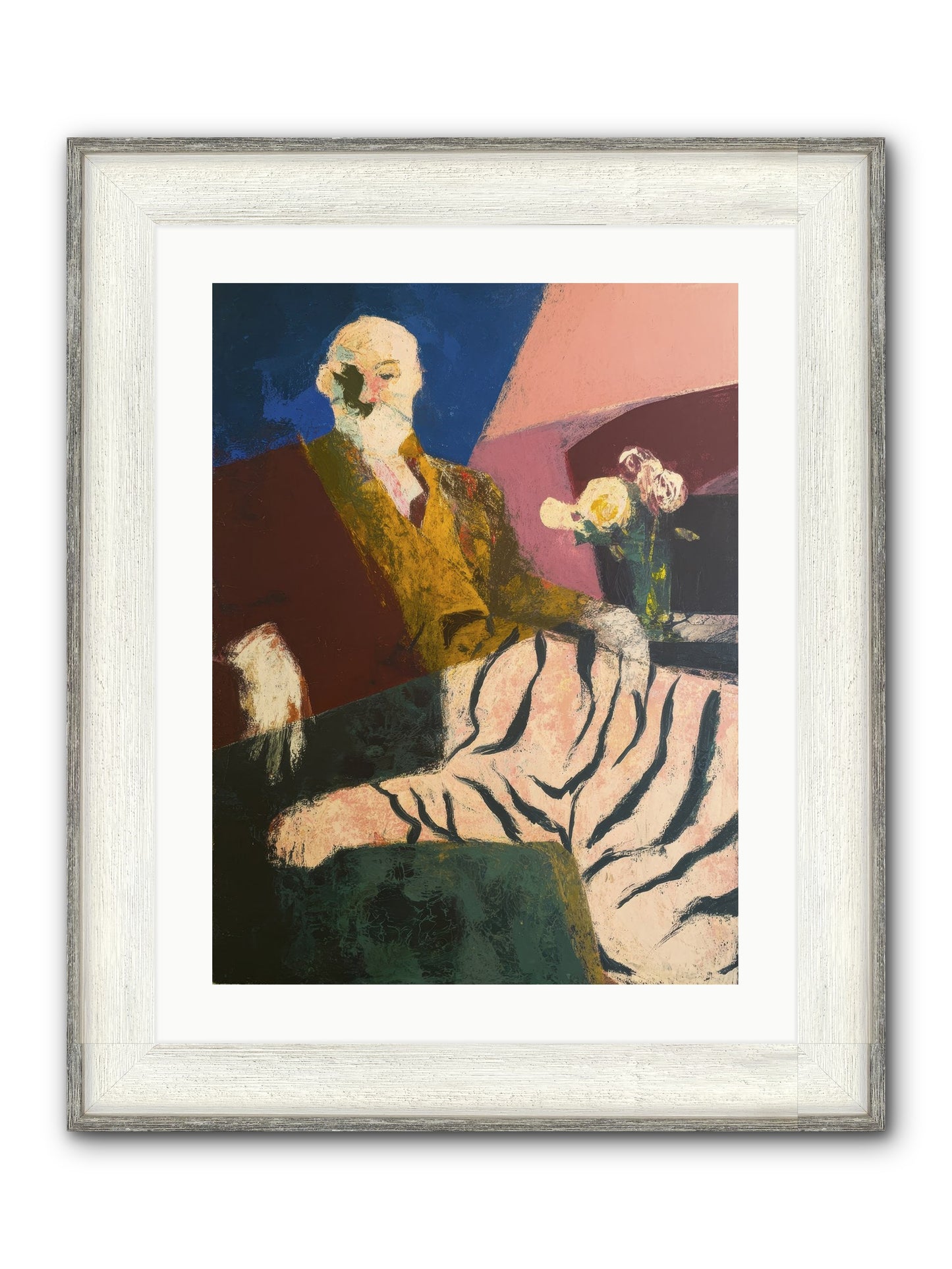 Calibrated Framed Print - Driftwood White 18x24