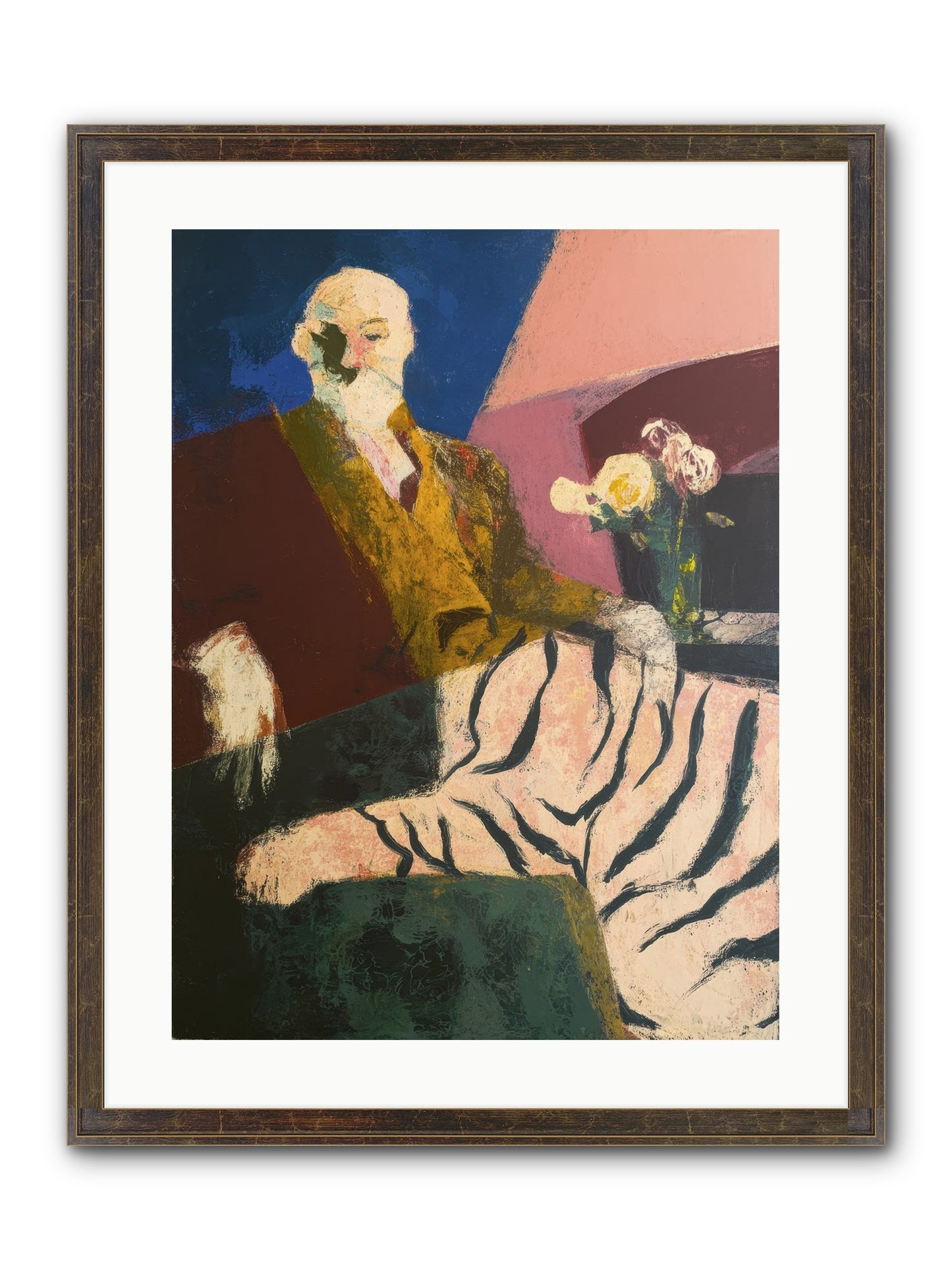 Calibrated Framed Print - Slimwoods Black/Gold 18x24