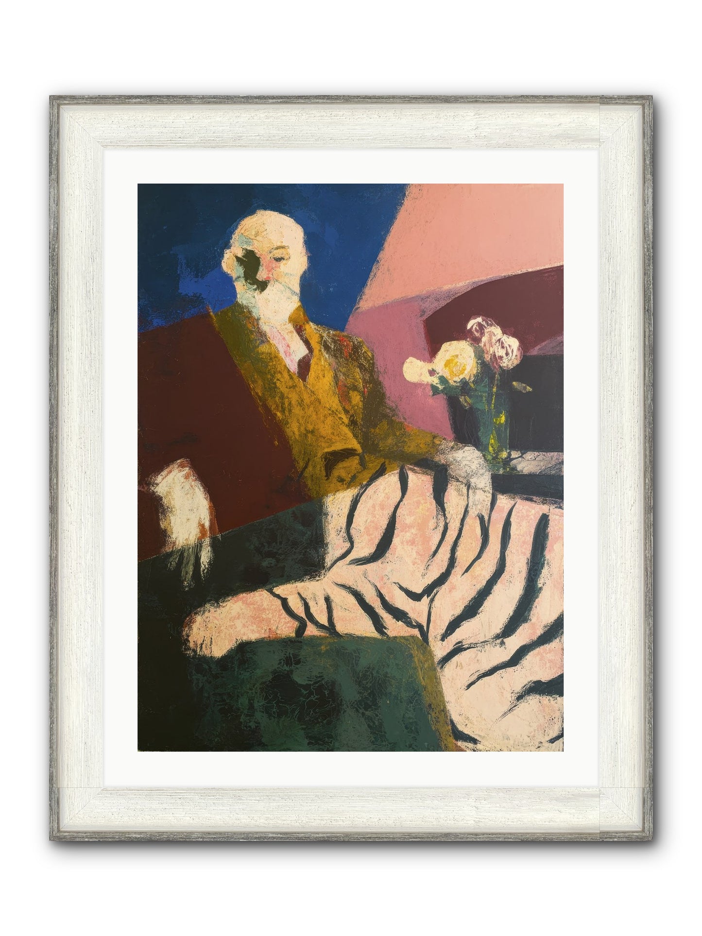 Calibrated Framed Print - Driftwood White 24x32