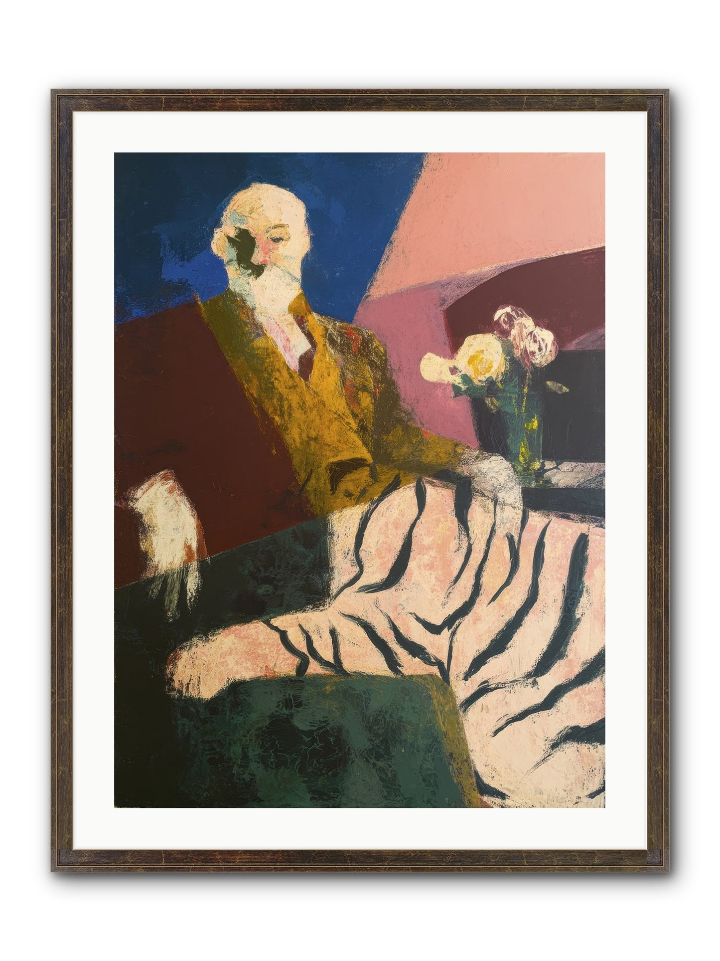 Calibrated Framed Print - Slimwoods Black/Gold 24x32