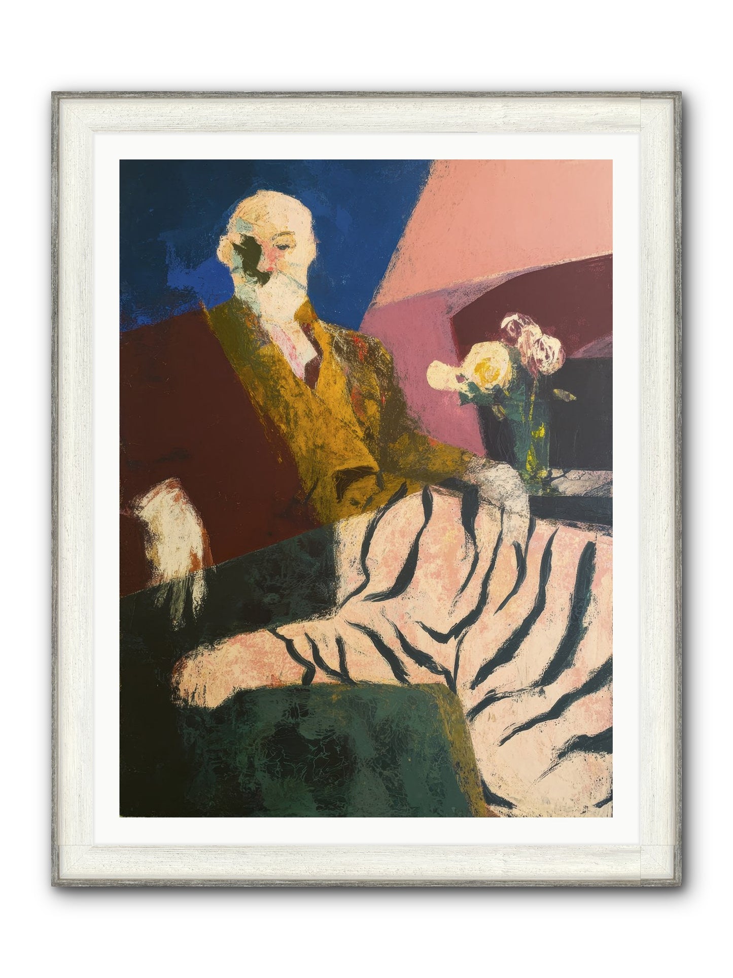 Calibrated Framed Print - Driftwood White 36x48
