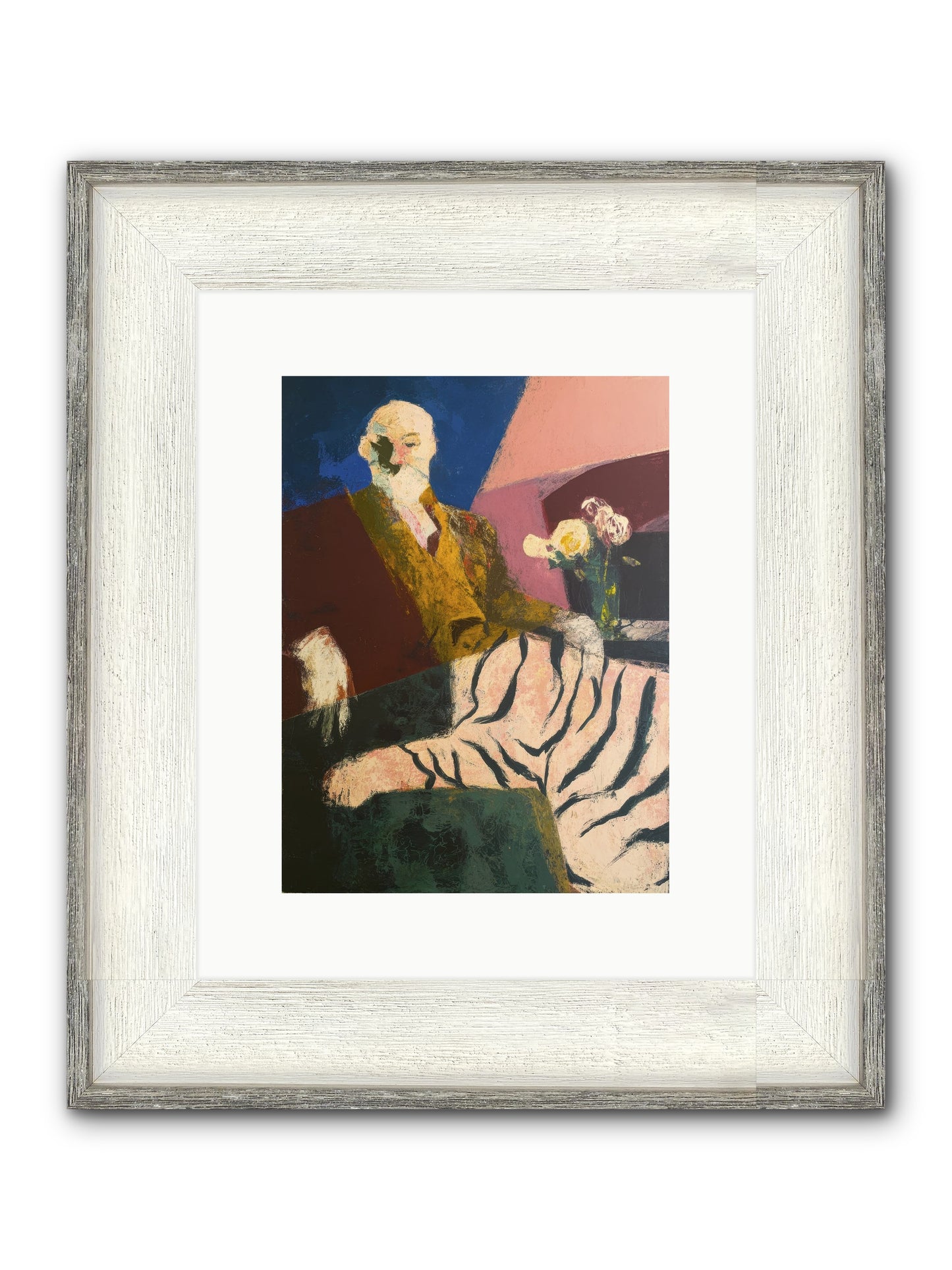 Calibrated Framed Print - Driftwood White 9x12