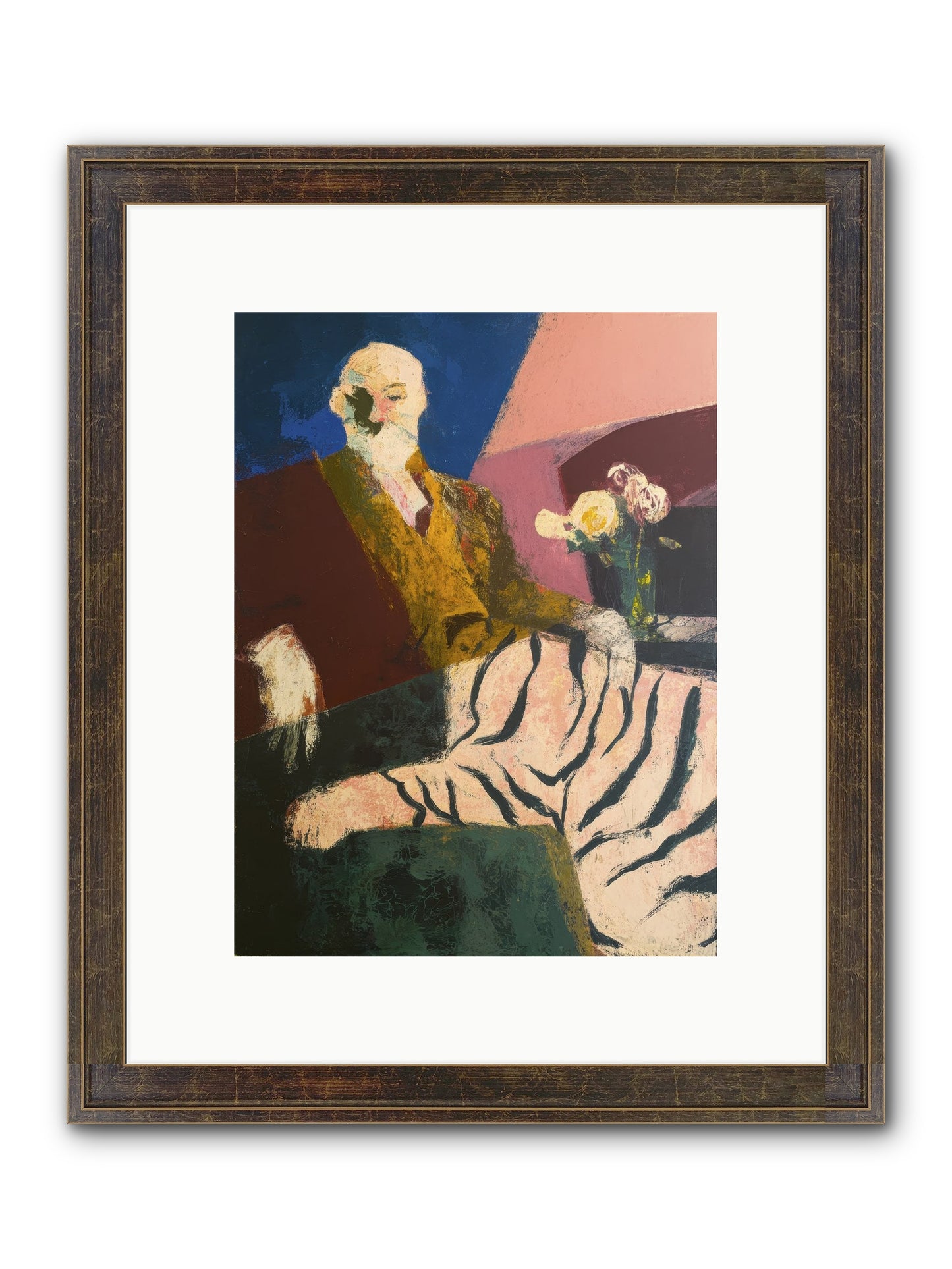 Calibrated Framed Print - Slimwoods Black/Gold 9x12