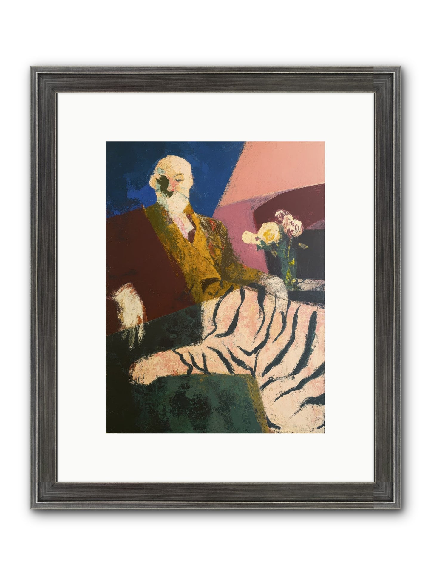Calibrated Framed Print - Slimwoods Black/Silver 9x12