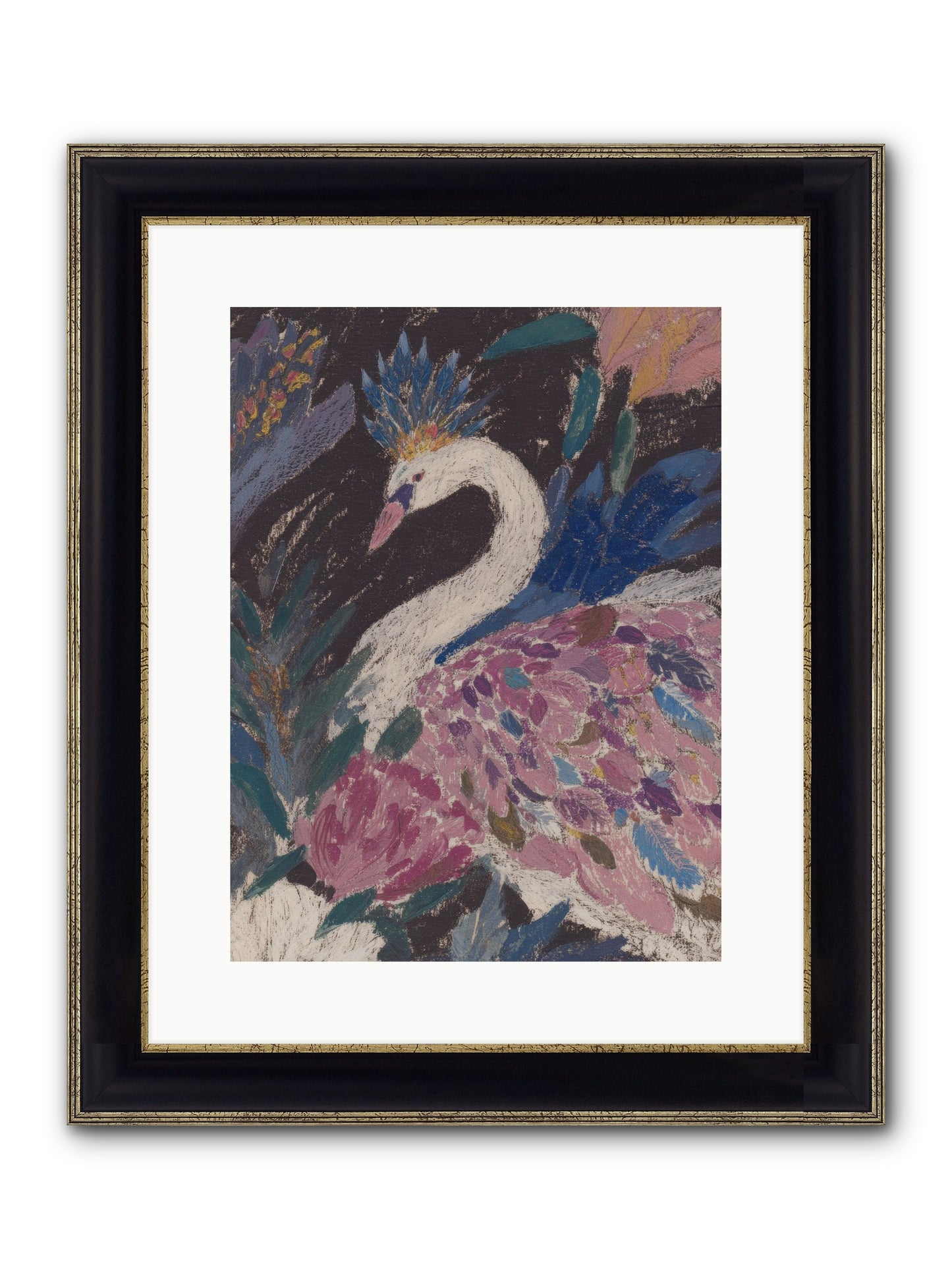Candles At Midday Framed Print - Black & Gold 12x16