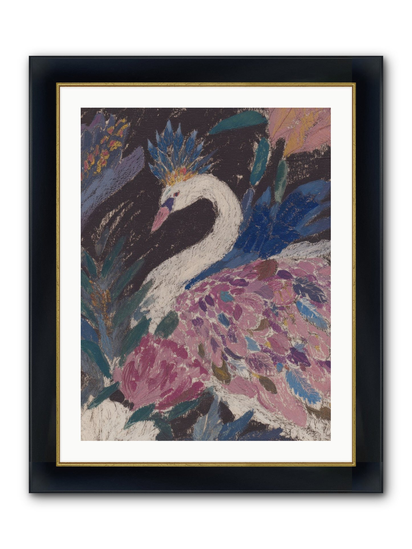Candles At Midday Framed Print - Wide Black w/Gold 24x32