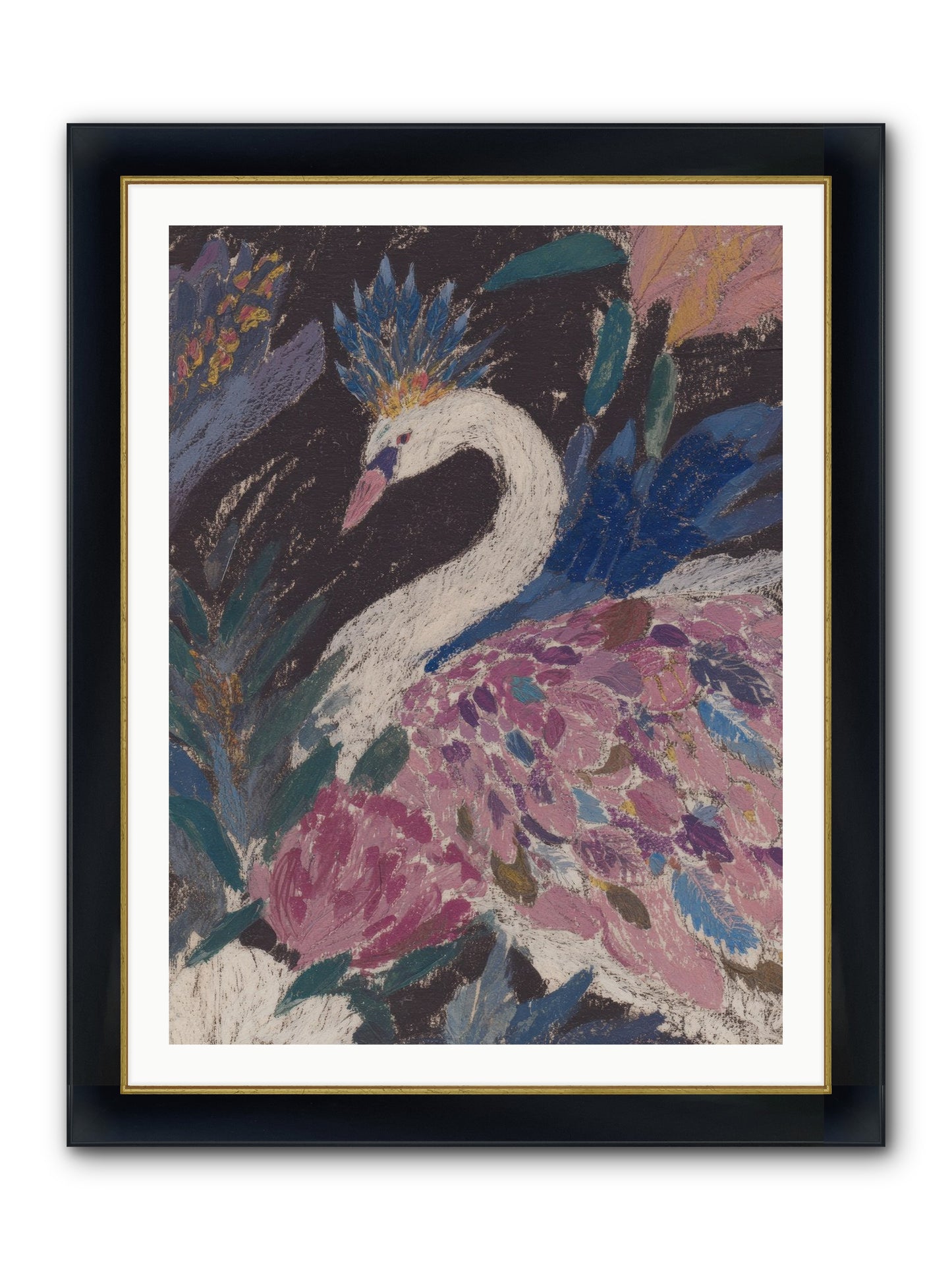 Candles At Midday Framed Print - Wide Black w/Gold 30x40