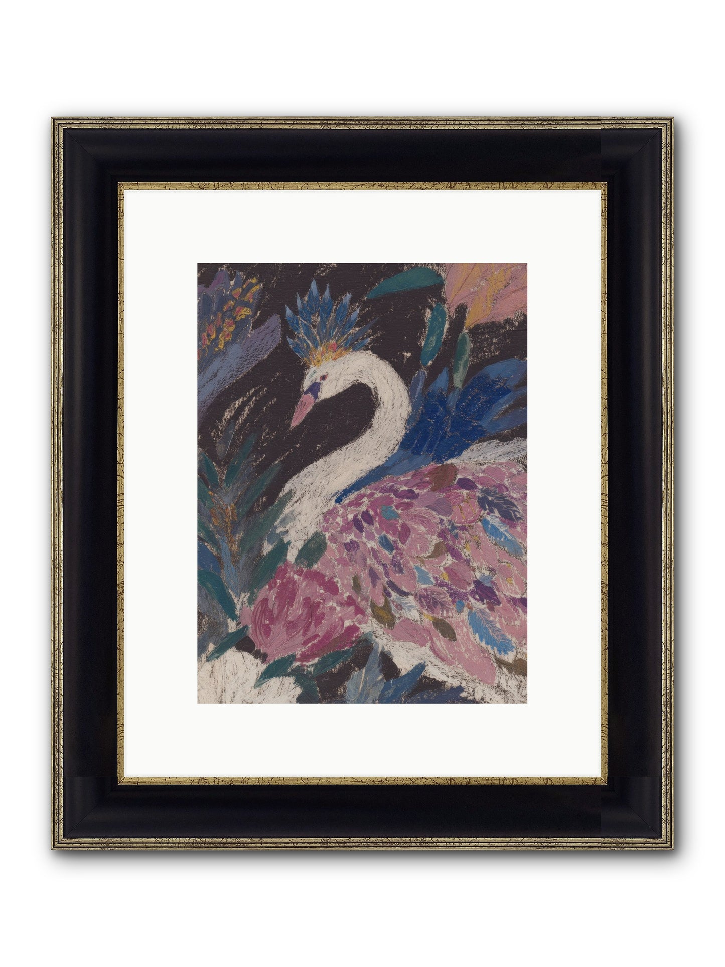 Candles At Midday Framed Print - Black & Gold 9x12