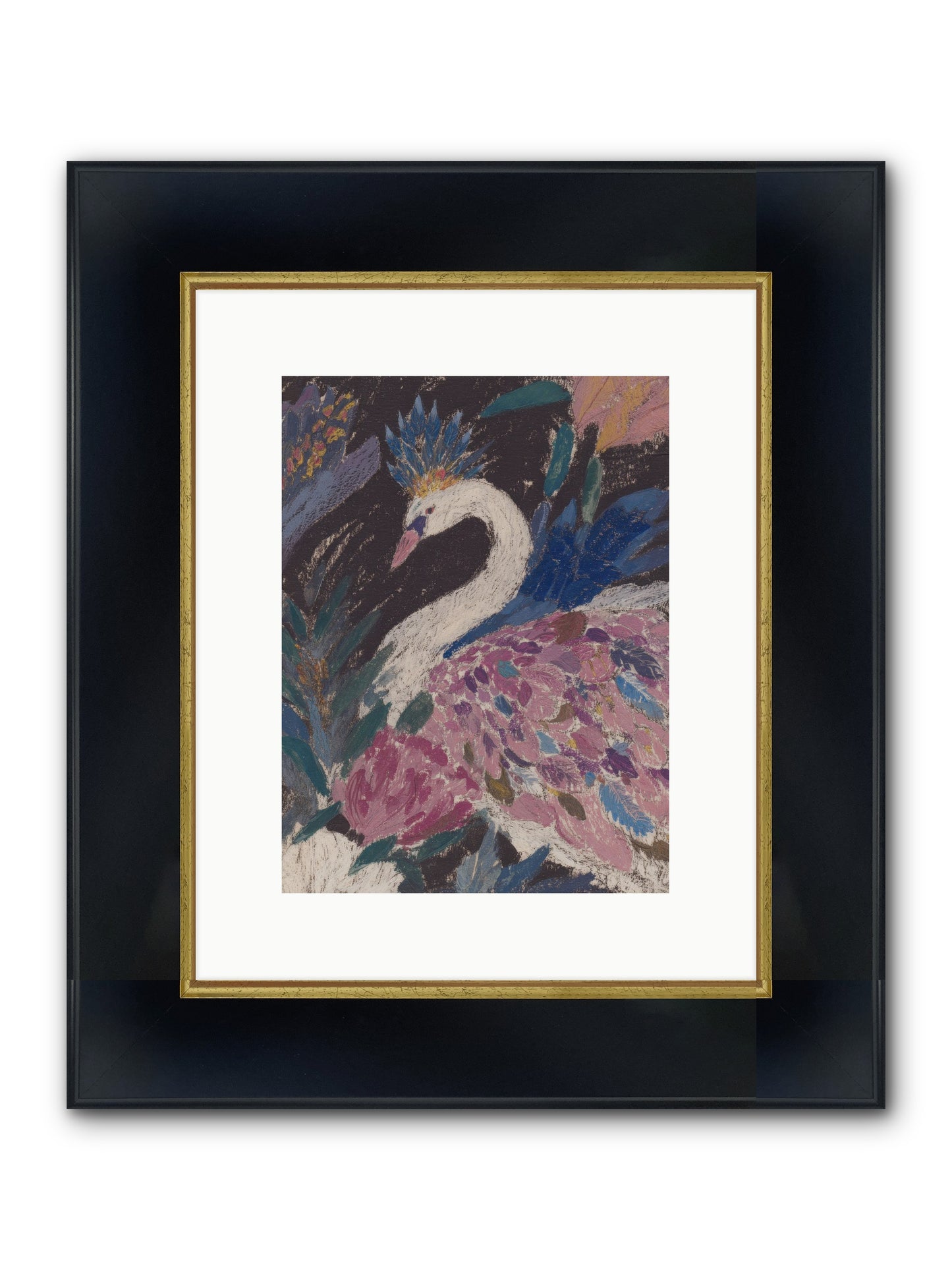 Candles At Midday Framed Print - Wide Black w/Gold 9x12